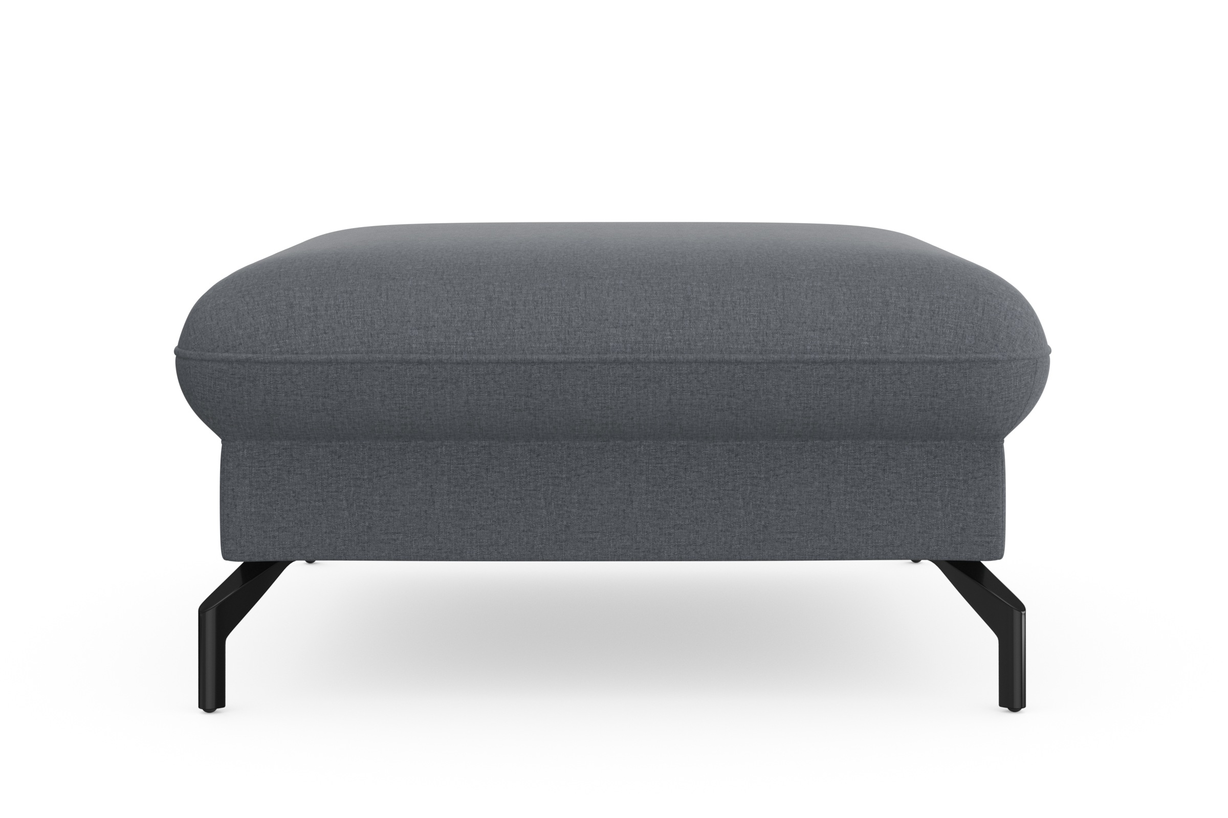 sit&more Hocker »Fashion«, inklusive Federkern, mit hochwertigen, schwarzen Metallfüßen