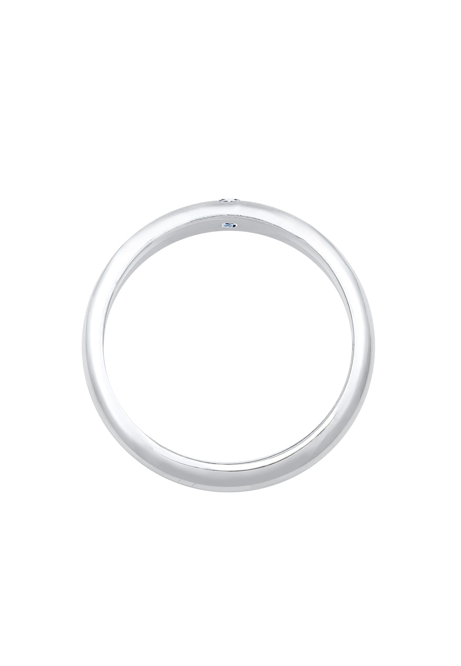Elli DIAMONDS Verlobungsring »Ring Solitär Verlobung Diamant Weiß Brillantschliff (0.06 ct) 925 Sterling Silber«