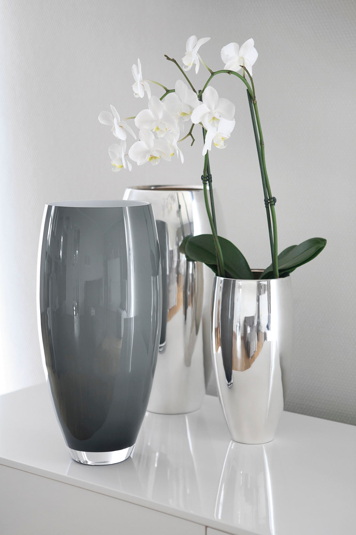 Dekovase Tischvase mundgeblasen, UNIVERSAL Vase aus kaufen Fink St.), »AFRICA«, Opalglas, (1 |