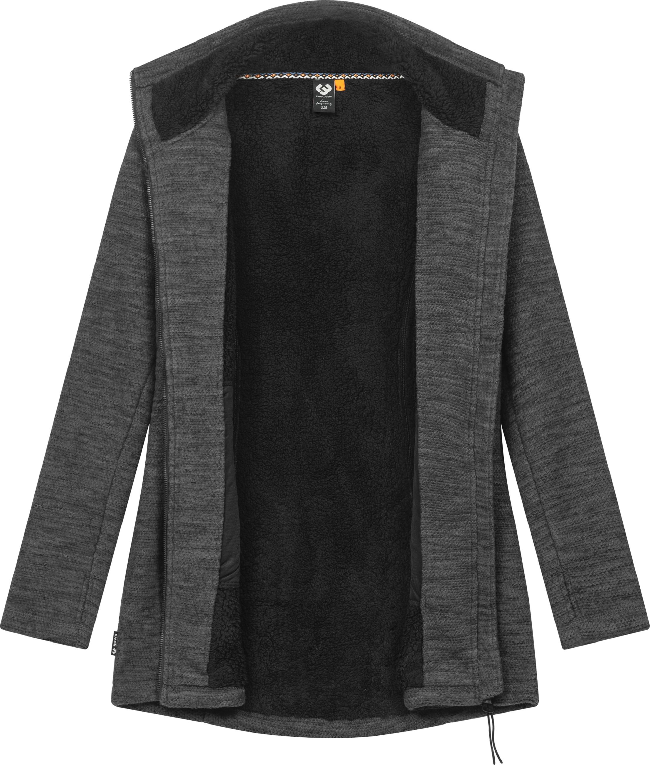 Ragwear Kapuzensweatjacke »Strickjacke Miram Melange«
