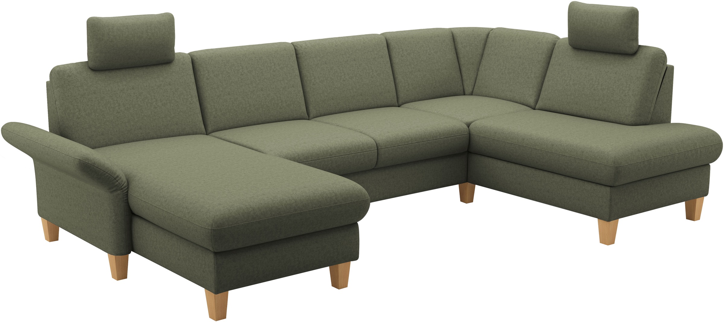 Home affaire Wohnlandschaft »Rochelle«, optional mit Armteilverstellung, mit Bettfunktion & Bettkasten