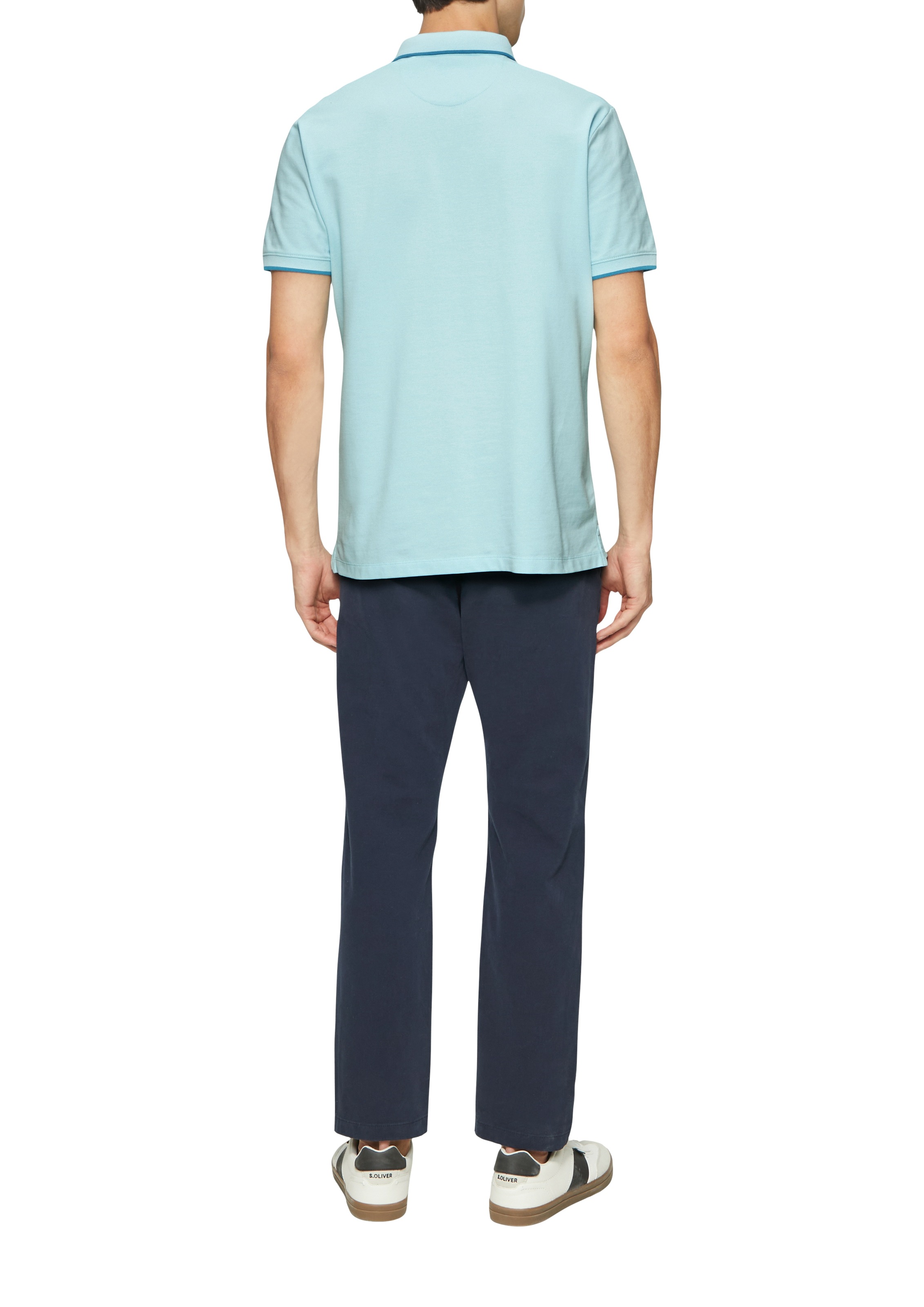 s.Oliver Poloshirt, mit Kontrast-Details