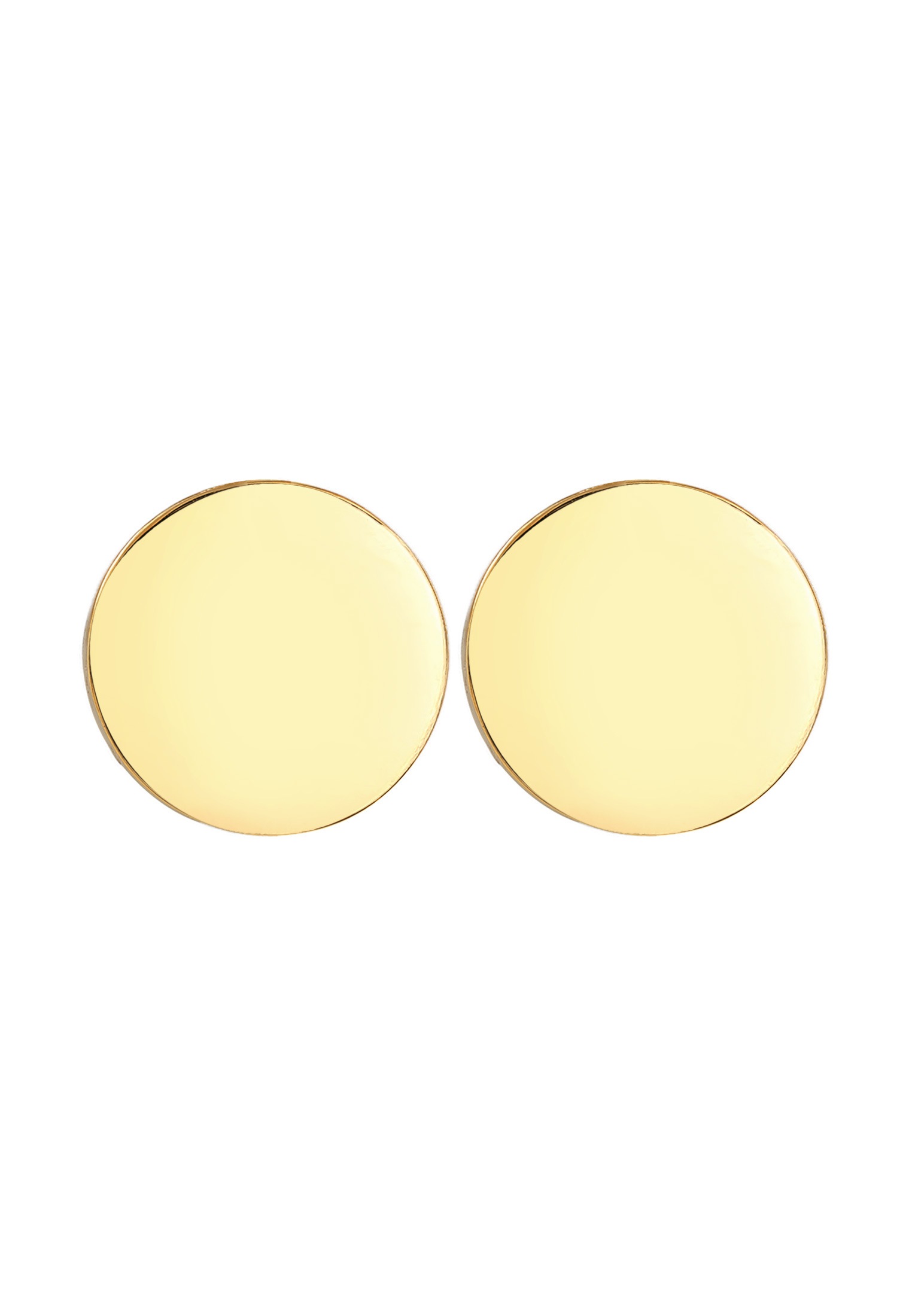 Elli Paar Ohrstecker »Ohrringe Ohrstecker Geo Kreis Basic Trend Unisex 925er Silber«
