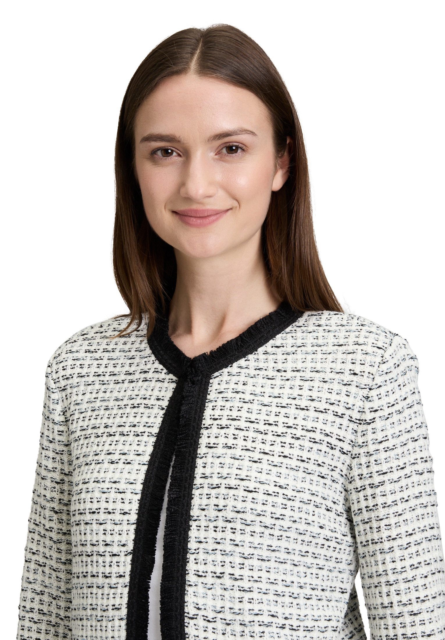 Betty&Co Cardigan »Strick-Cardigan mit Fransen«