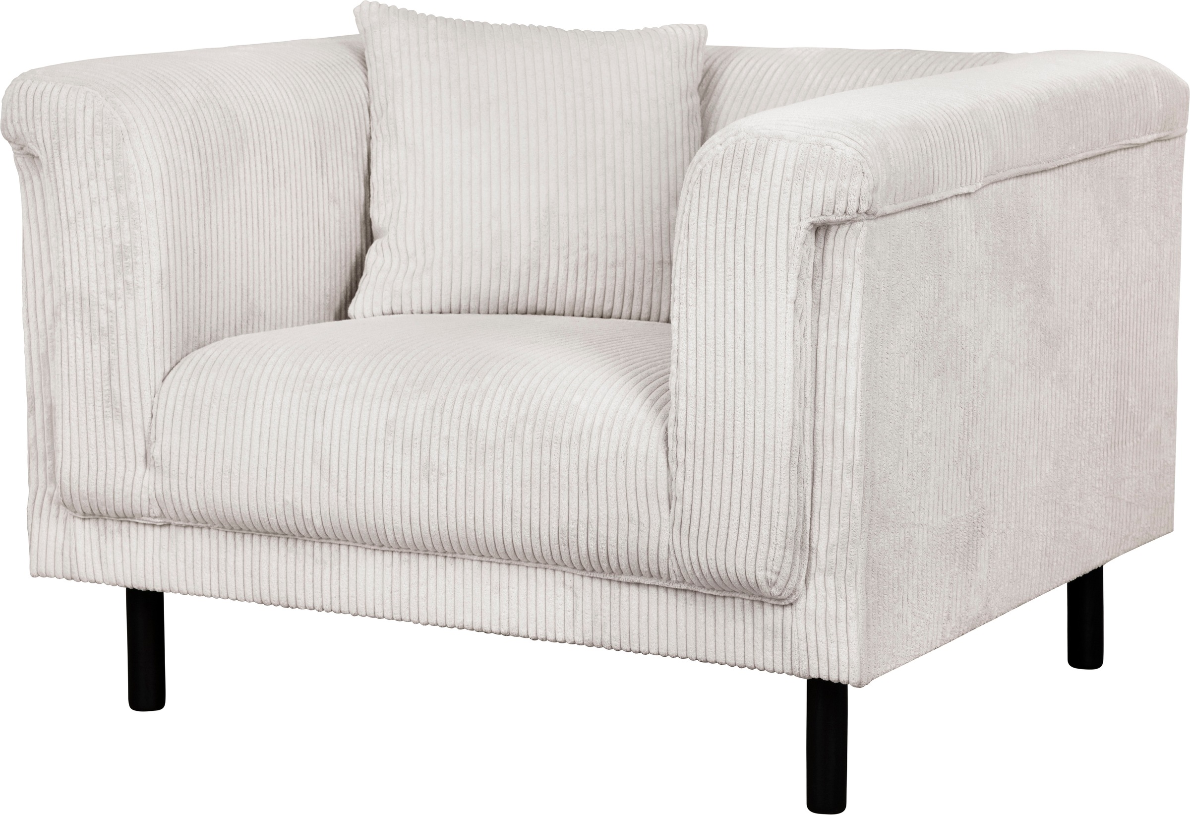 INOSIGN Sessel »AGNIA  B/T/H: 100/85/71 cm«, incl. Zierkissen, auch in Cord und Bouclé