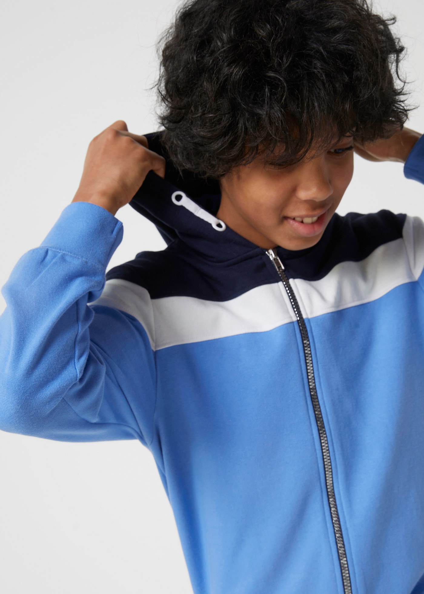 bonprix Kapuzensweatjacke mit Kapuze, für Frühling und Sommer, Langarm