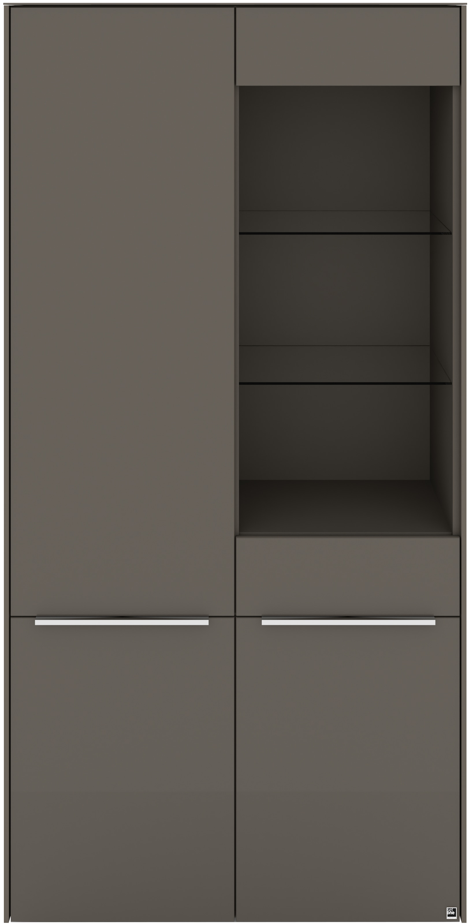 set one by Musterring Standvitrine »Reno« 1 Stk. tlg. Mit Gleitern und in verschiedenen Farben erhältlich