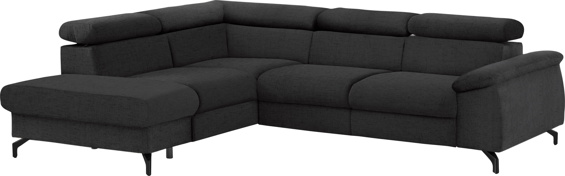 COTTA Ecksofa »Komaris L-Form«, mit Kopfteilverstellung, wahlweise mit Bettfunktion & Bettkasten