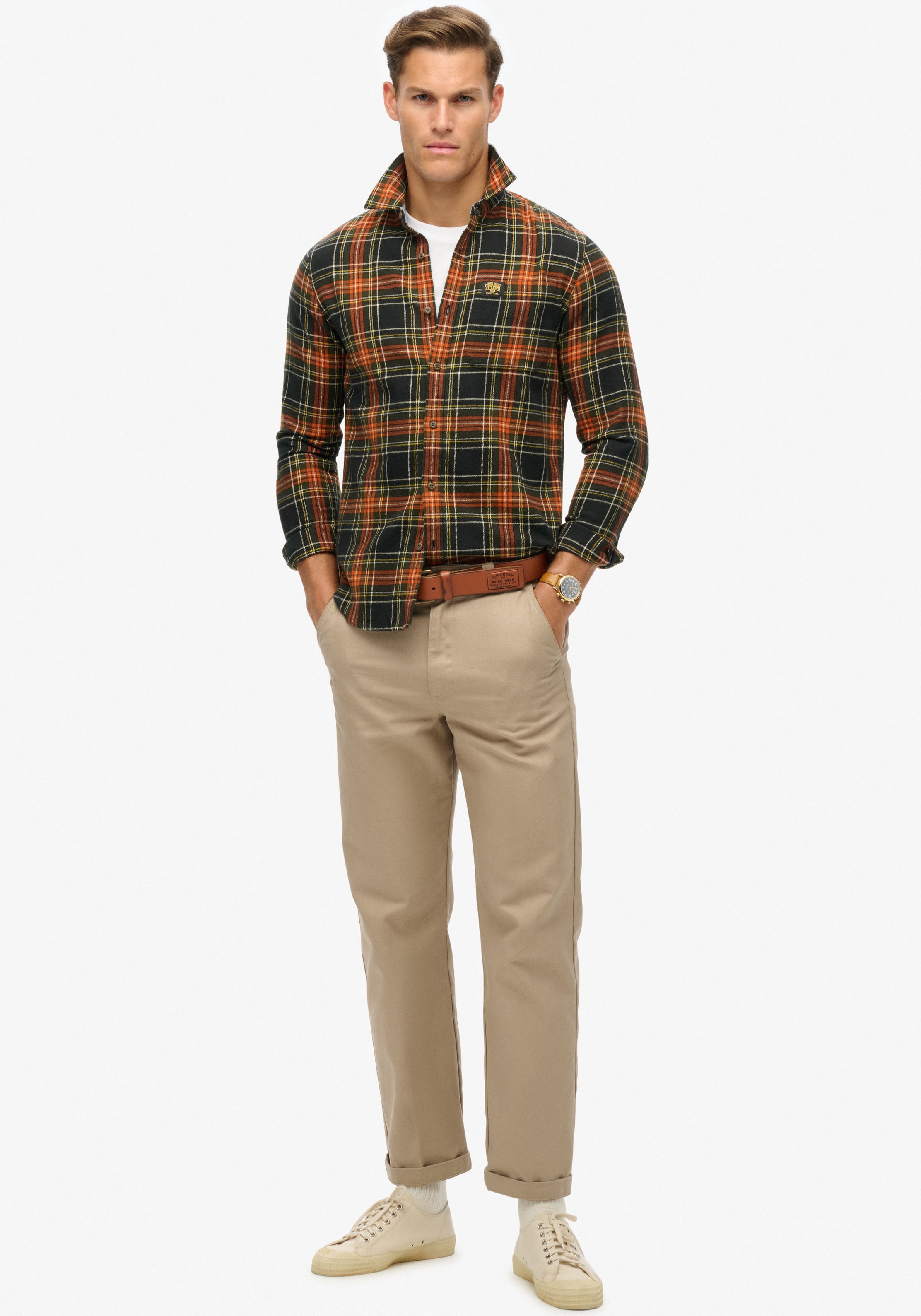 Superdry Langarmhemd »Organic Cotton Lumberjack Check Shirt«