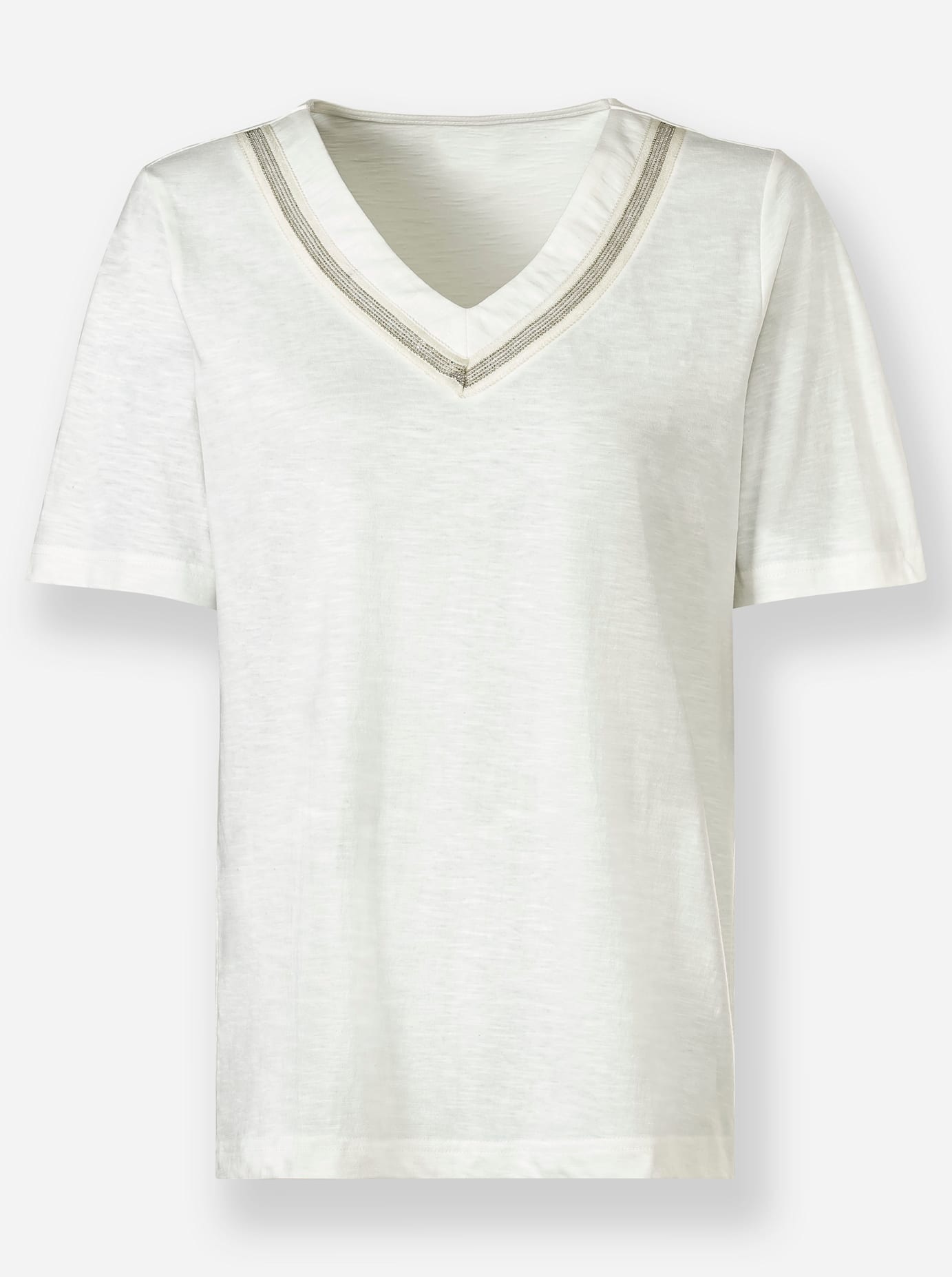 Inspirationen V-Shirt »Shirt«, (1 tlg.)