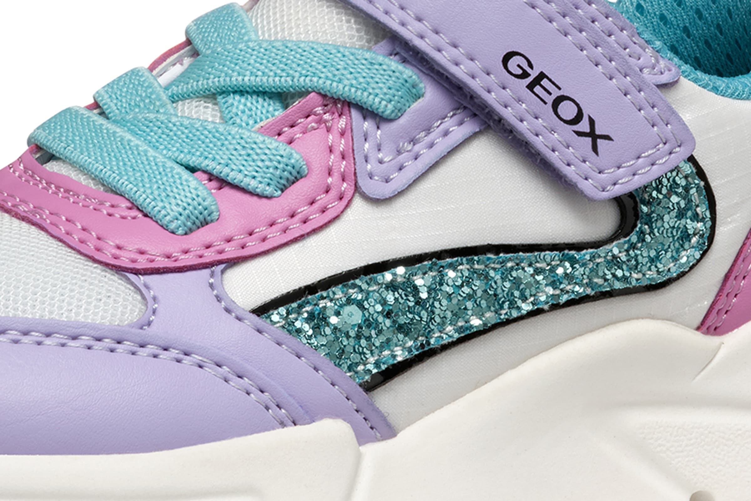 Geox Sneaker »J LOFTUS GIRL«  Slipper mit praktischem Klettverschluss, Größenschablone zum Download