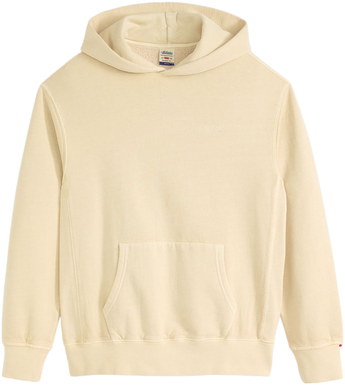 Levi's® Hoodie »THE AUTHENTIC HOODIE« mit kleiner Ton-in-Ton Logostickerei auf der Brust