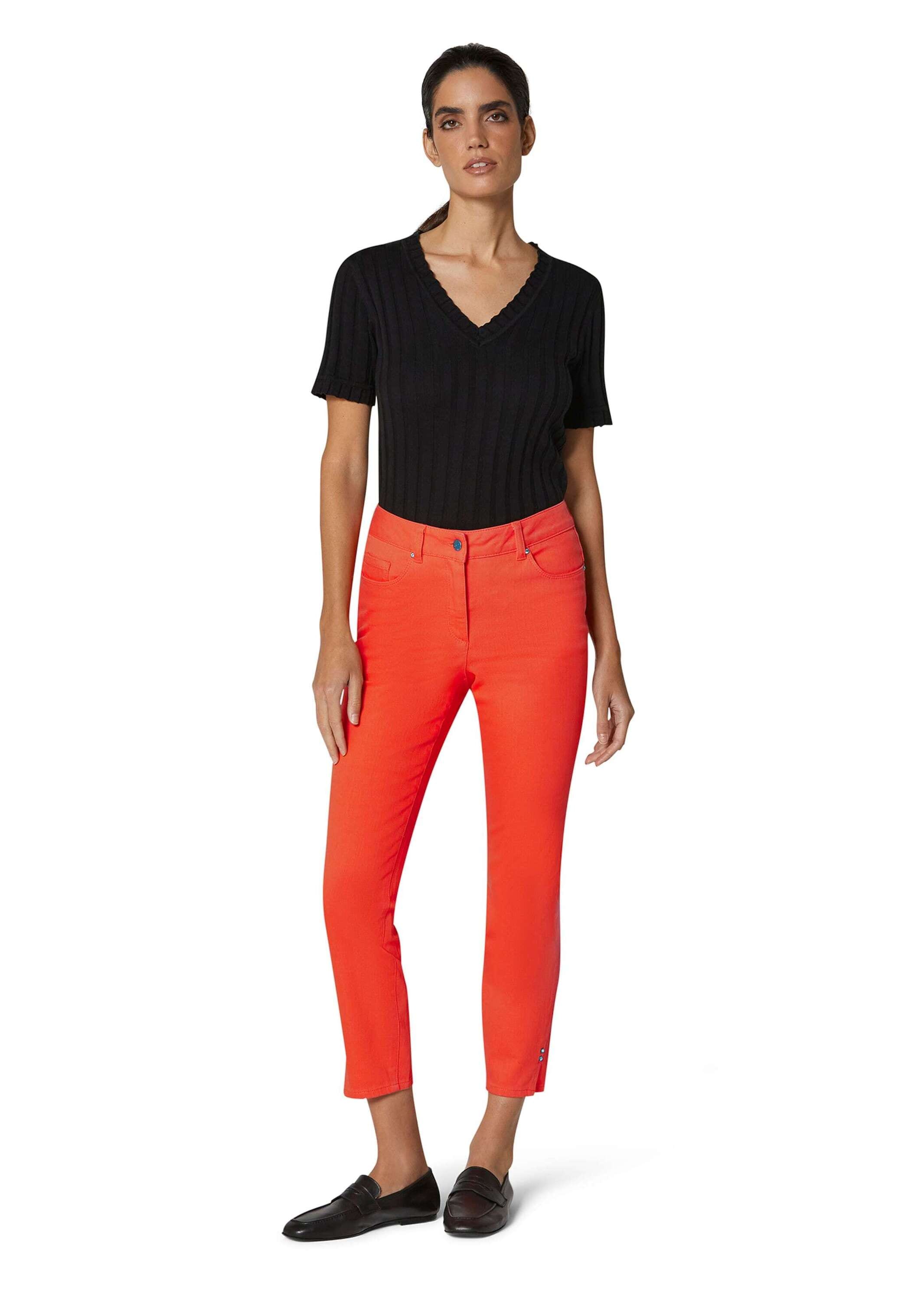 MADELEINE Regular-fit-Jeans »7/8 Jeans Schlanke 7/8-Jeans mit Strass-Dekoration«