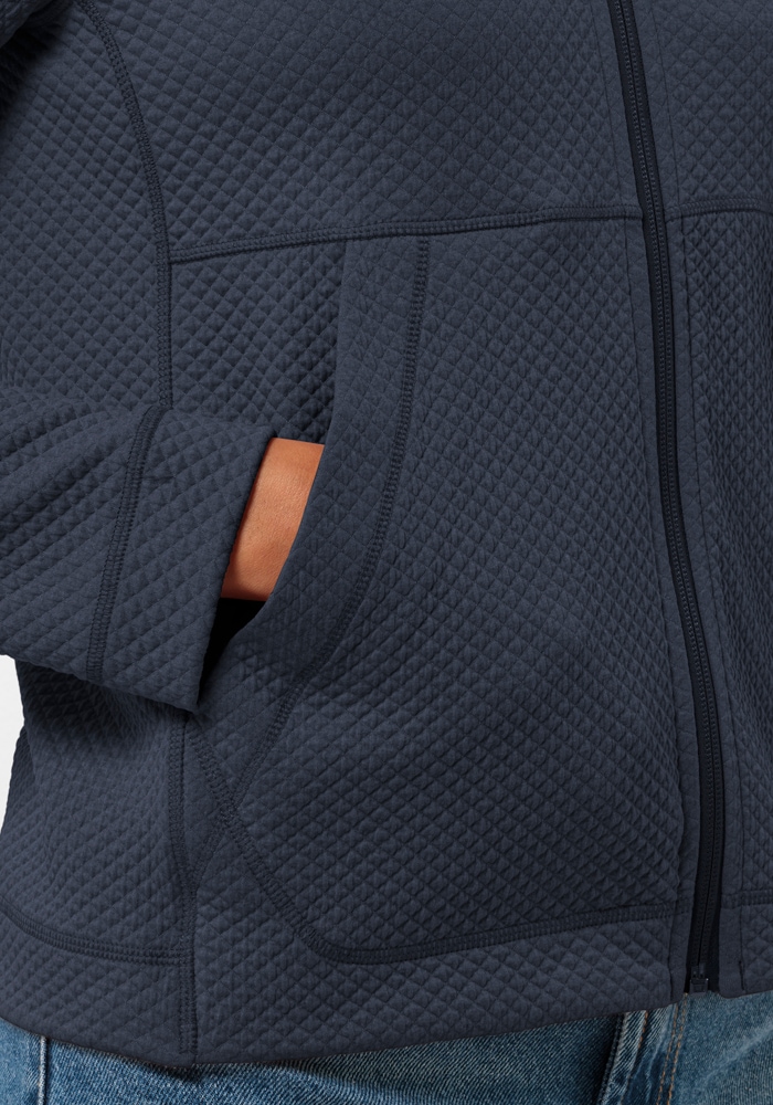 Jack Wolfskin Kapuzenfleecejacke »FERNWEH HOODED JKT W«, mit Kapuze