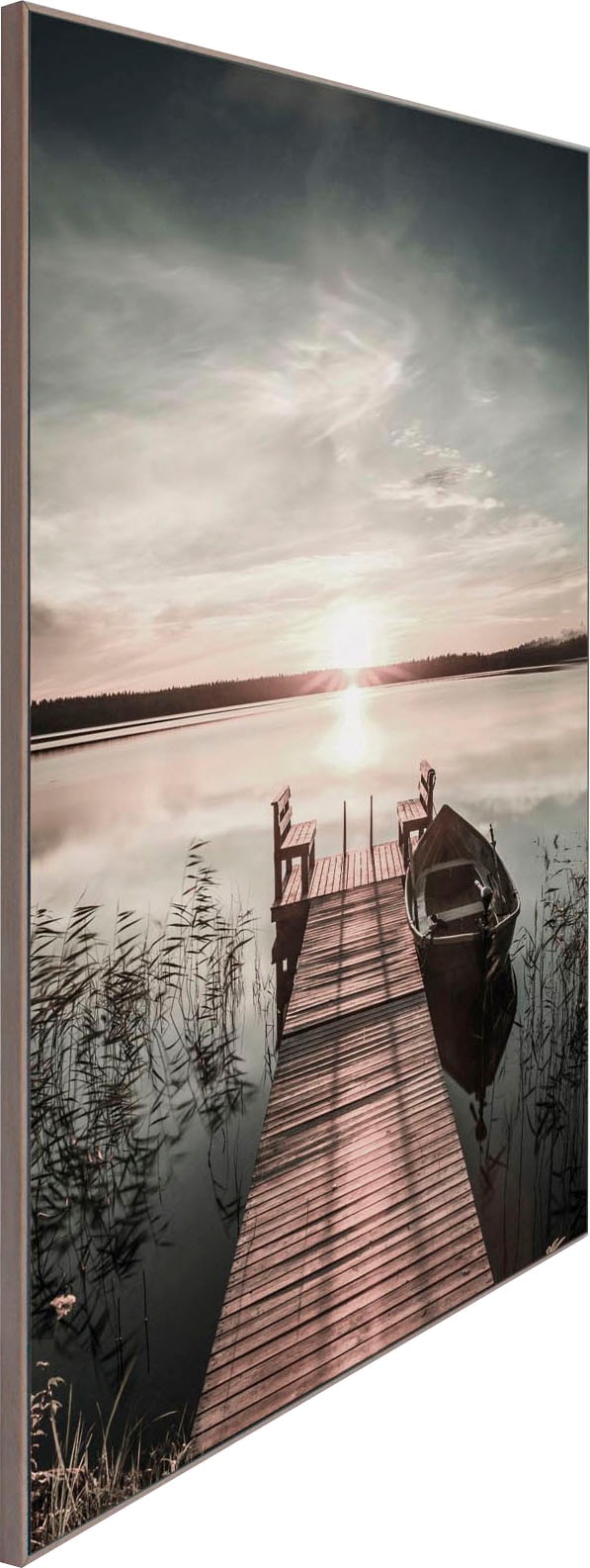 Reinders! Wandbild »Slim Rechnung Wood Jetty« Scandic auf bestellen 50x70 Frame