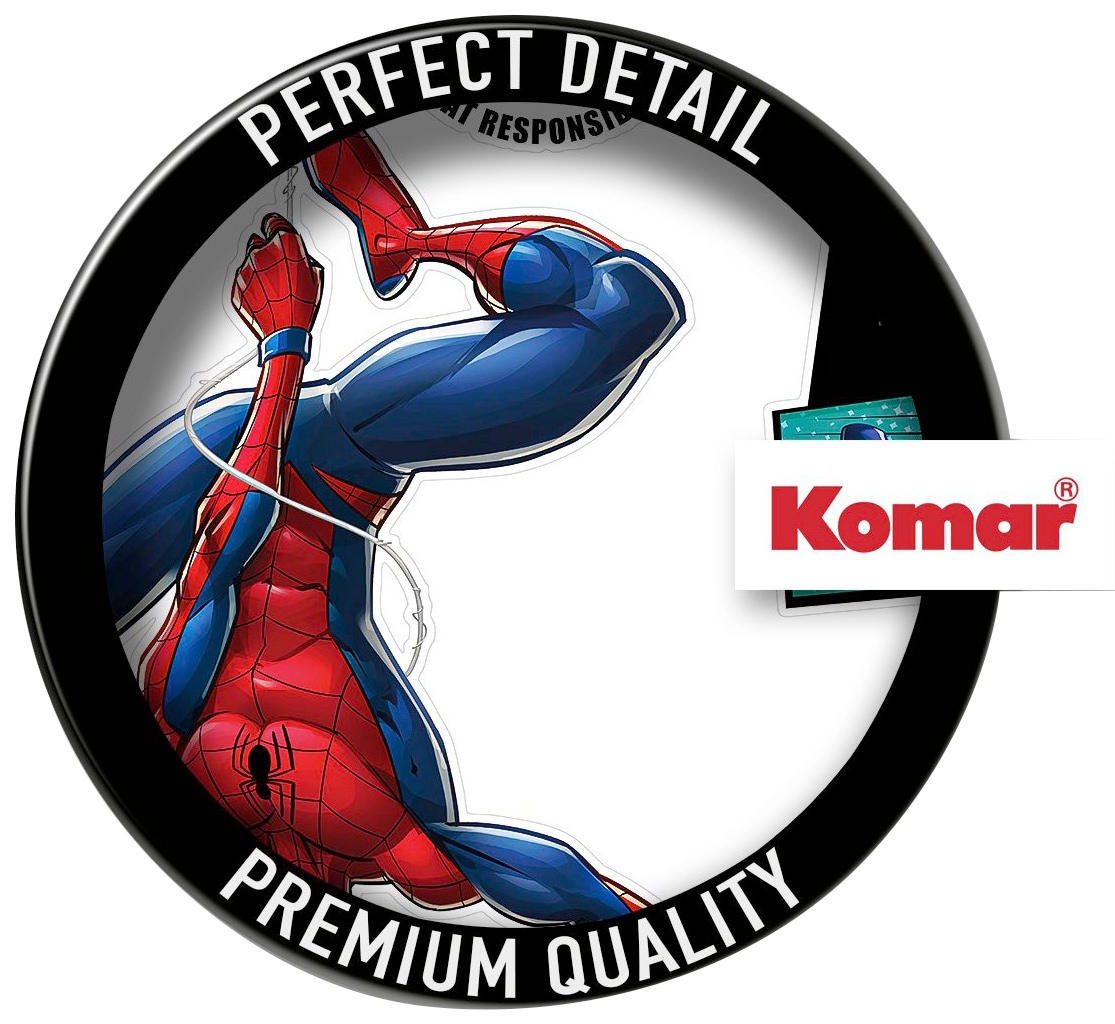 Komar Wandtattoo »Spider-Man Web Head - Größe 100 x 70 cm«, (8 St.), selbstklebend, Wandsticker, Kinderzimmer