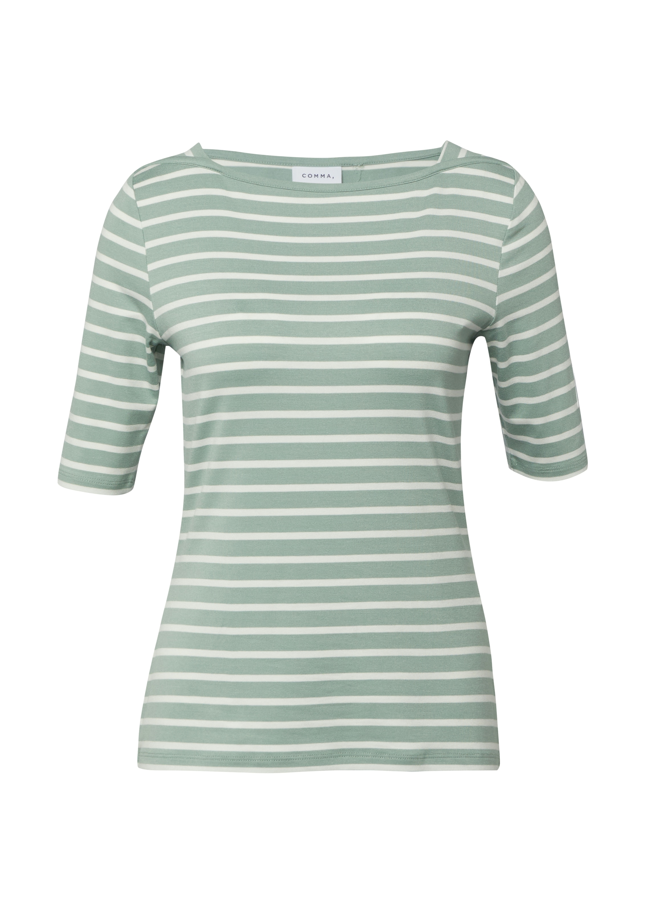 Comma T-Shirt im Streifen-Look