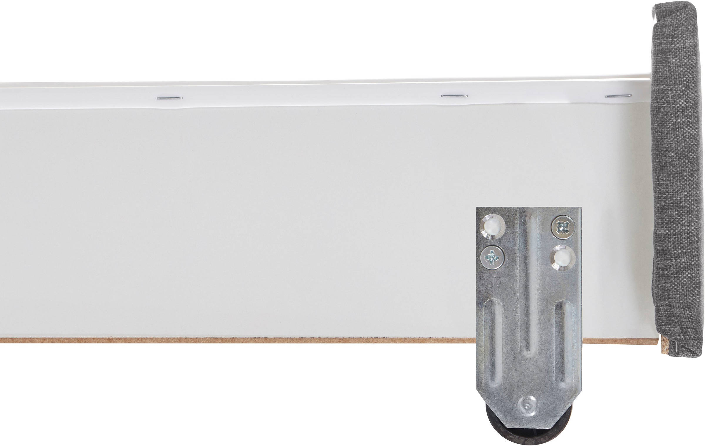 Home affaire Boxbett »Luan« Schubkästen, LED-Beleuchtung und Topper, in Breite 120 cm und 180 cm