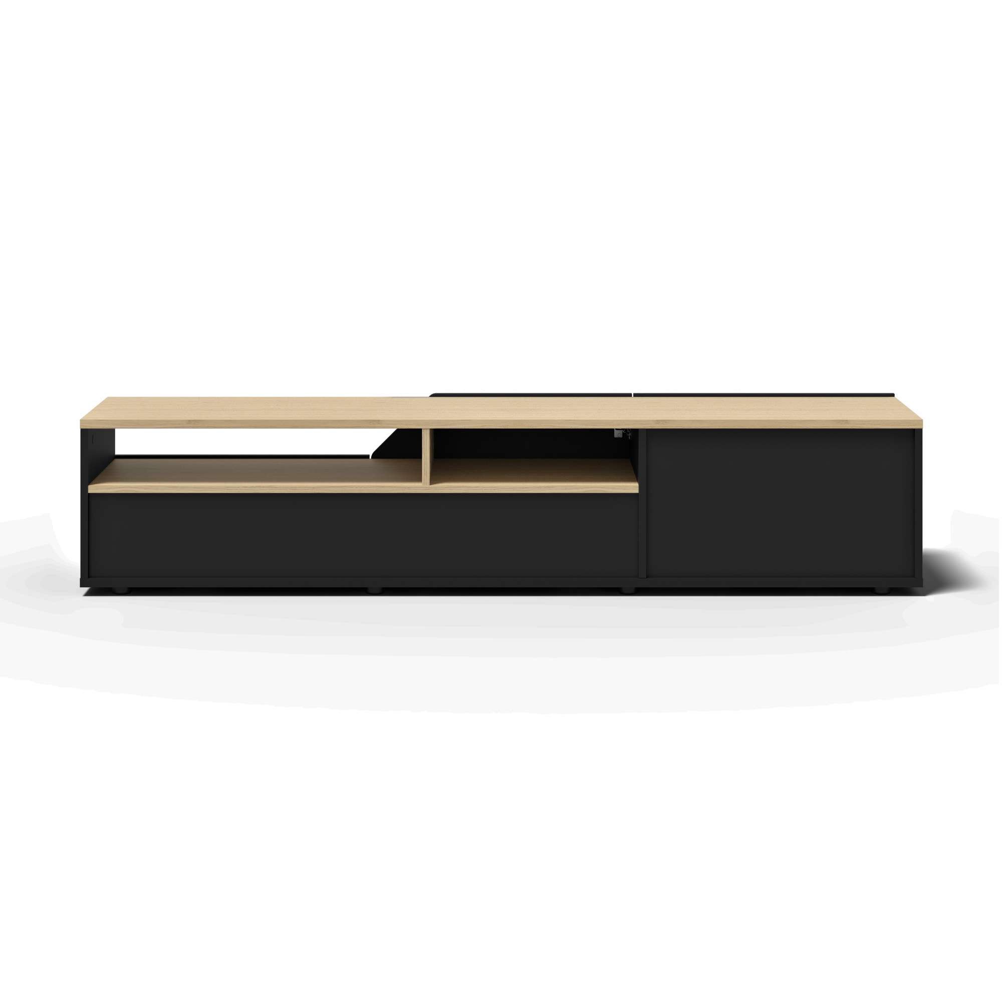 TemaHome TV-Bank »Verone TV Tisch, platsparendes Design, Lowboard,«, praktische Türen, offenes Fach, Breite 180 cm