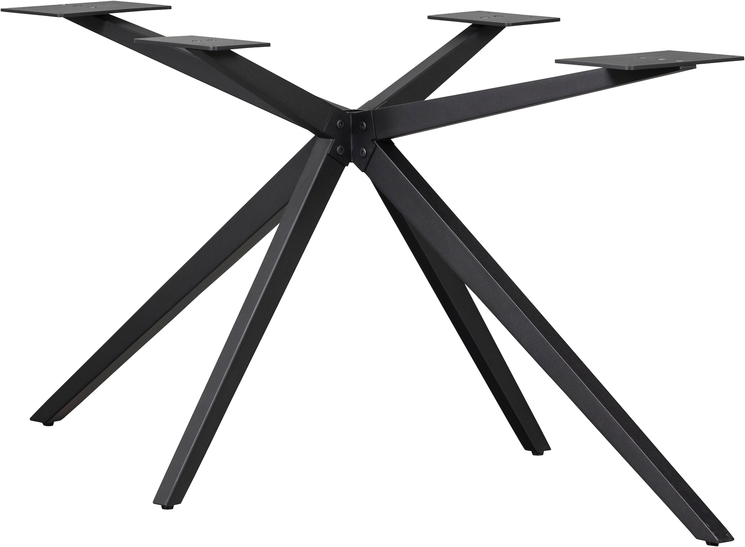 WOOOD Tischbein »Tablo Holland XL Metall mit Pulverbeschichtung B 170 x T 80 x H 72 cm« Kreuzgestell Ø 3,5 cm, Tragkraft 160 kg, einfach zu montieren
