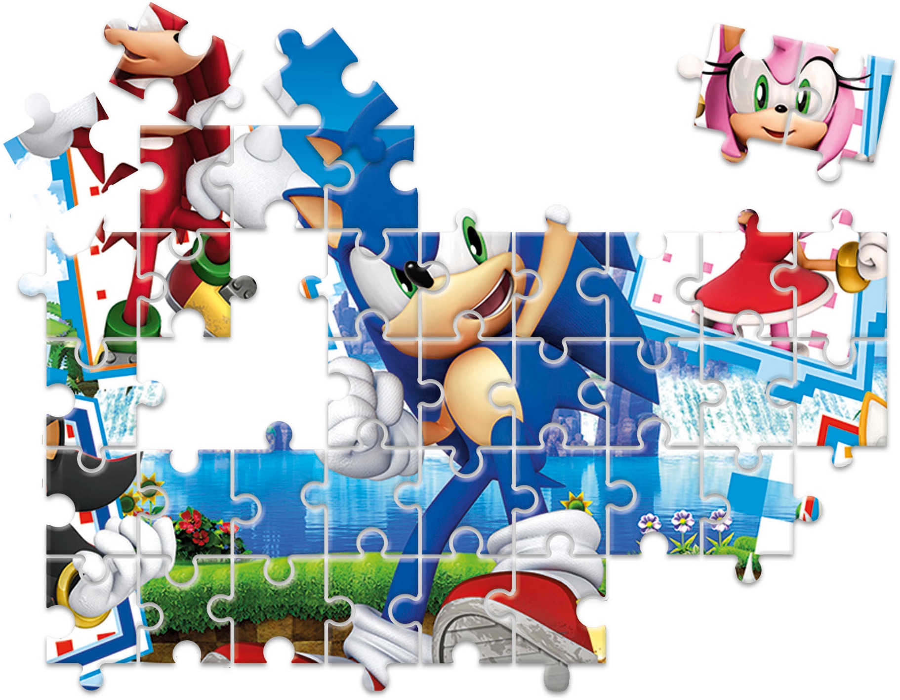 Clementoni® Puzzle »Edukit, 4n1, Sonic«, Made in Europe