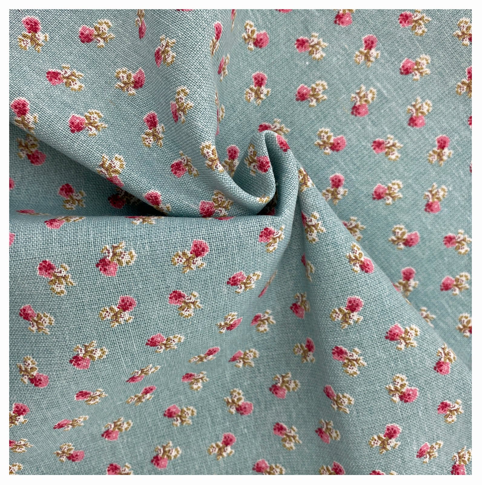 Weckbrodt Dekokissen »Alicia« Leinen, bedruckt mit Rosen, floral, geblümt, Kissenhülle ohne Füllung