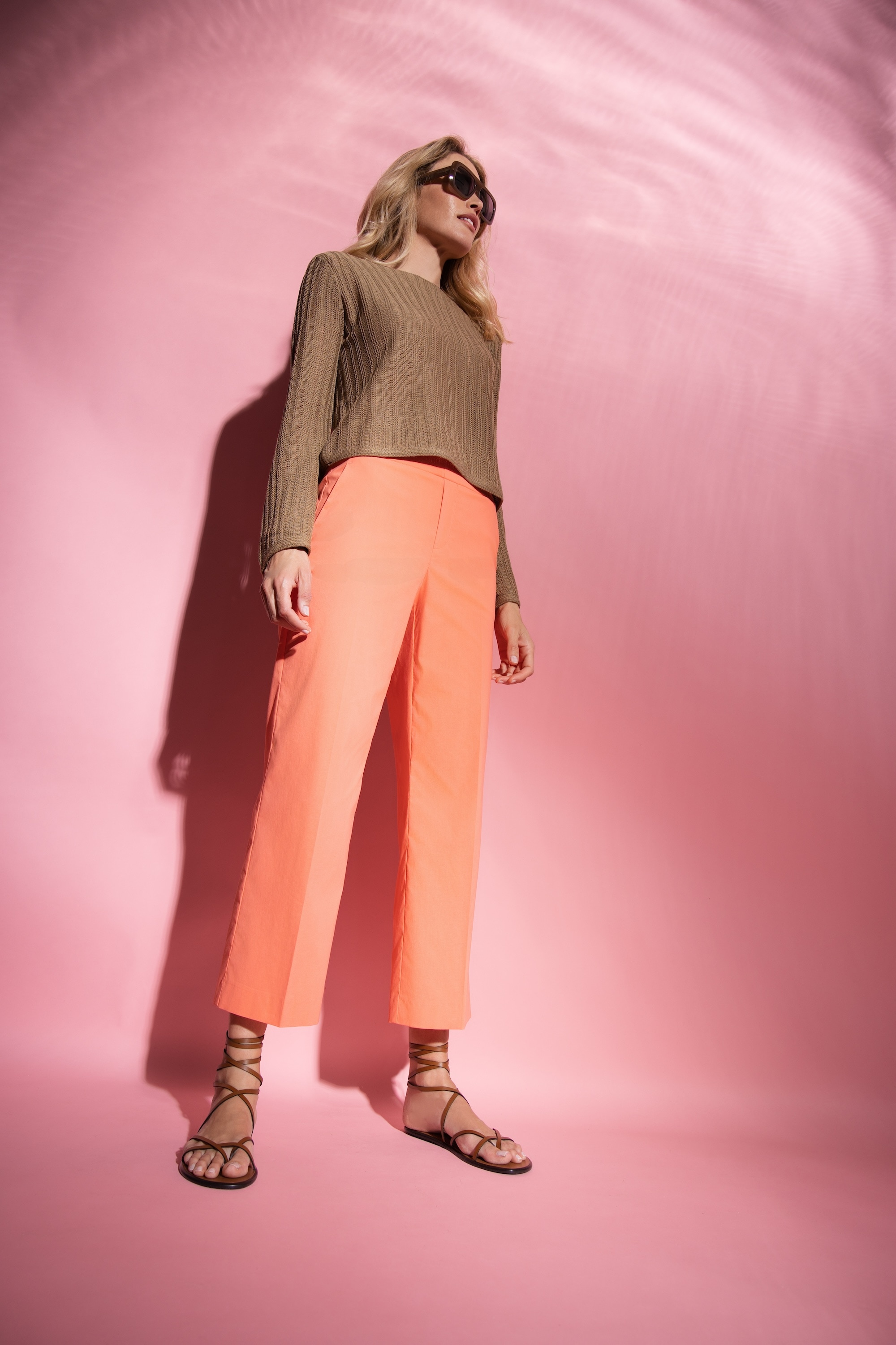 Stehmann Culotte »FENJA«, Sommerhose mit elastischem Bund und geradem Bein