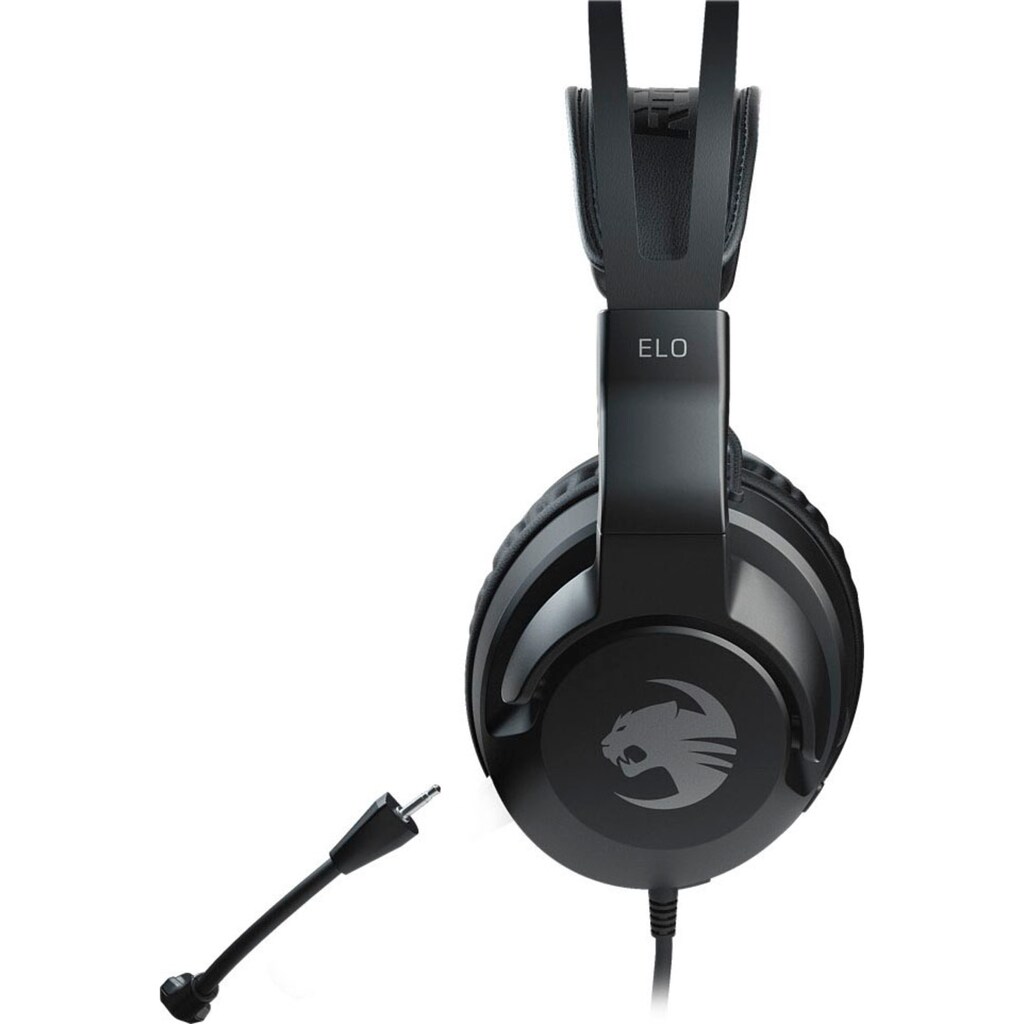 ROCCAT Gaming-Headset »Elo X Stereo für PC, Mac, Xbox, PlayStation & Mobilgeräte«, Mikrofon abnehmbar-Rauschunterdrückung