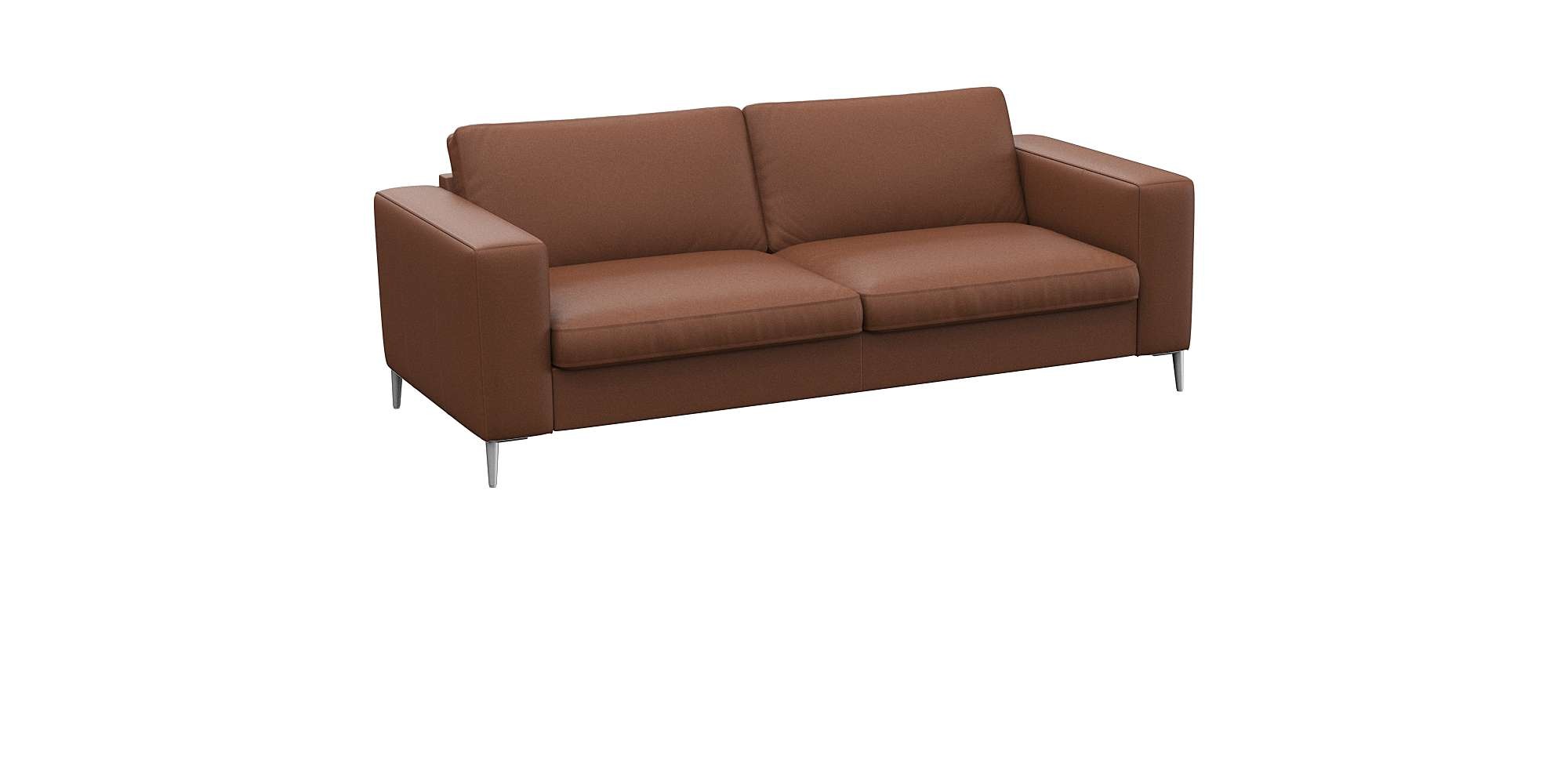 FLEXLUX 2,5-Sitzer »Fiore, super Sitzkomfort durch Kaltschaum im Sitz,«, breite Armlehnen, Füße Alu