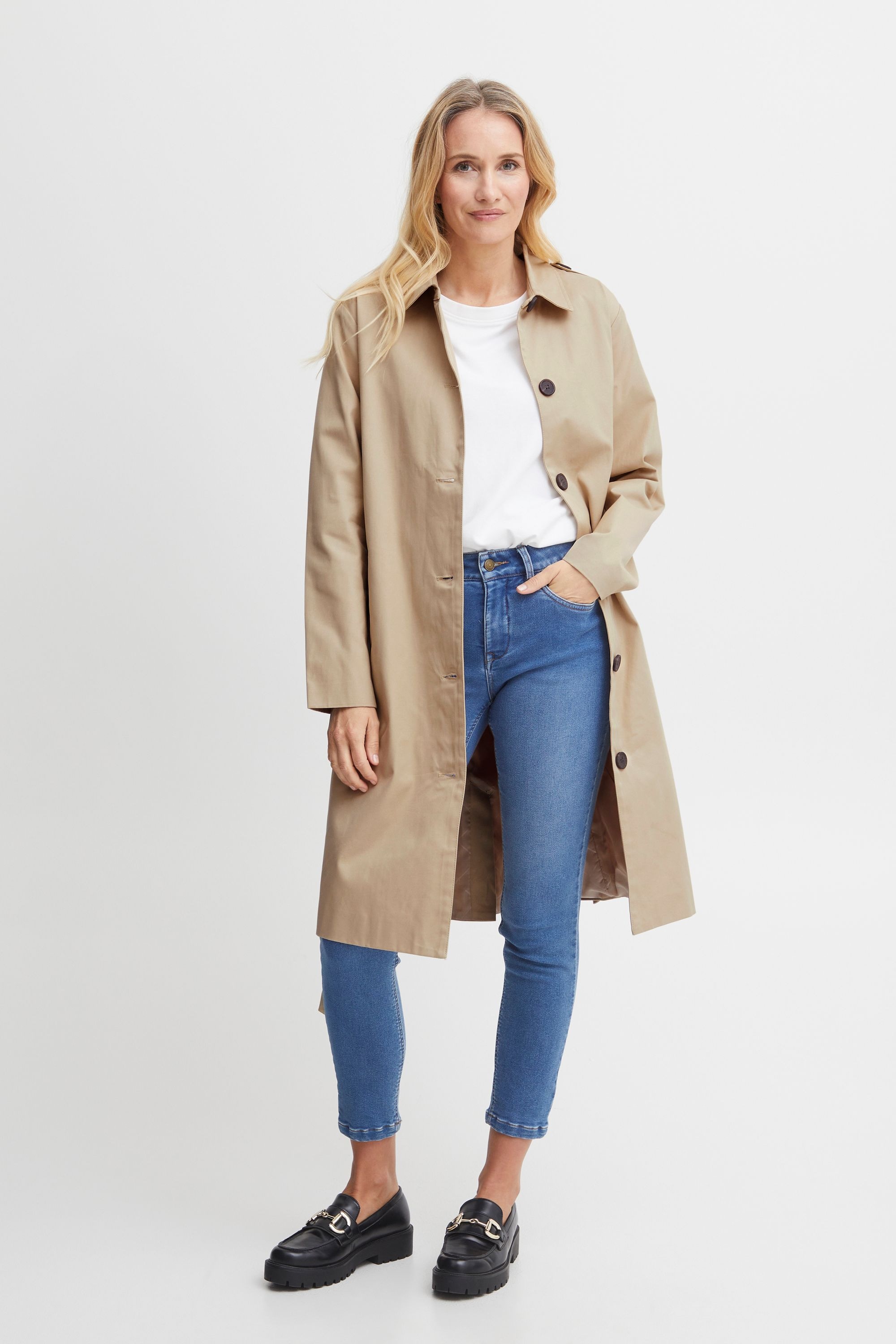 fransa Trenchcoat »Trenchcoat FRCassie«