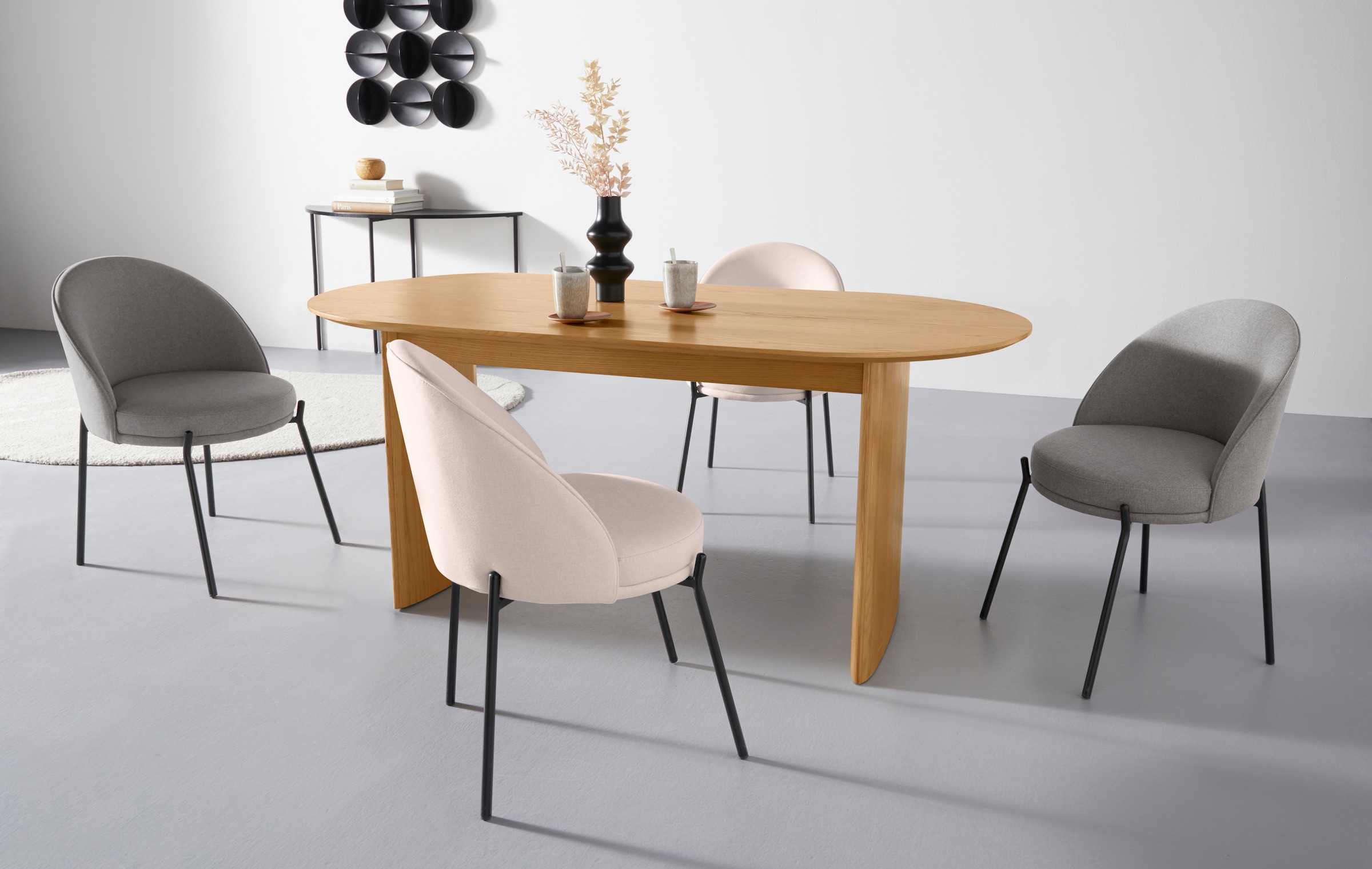 LeGer Home by Lena Gercke Esstisch »Melinda, TOPSELLER!, OTTOs Choice« aus massivem Eschenholzfurnier, in zwei Breiten erhältlich