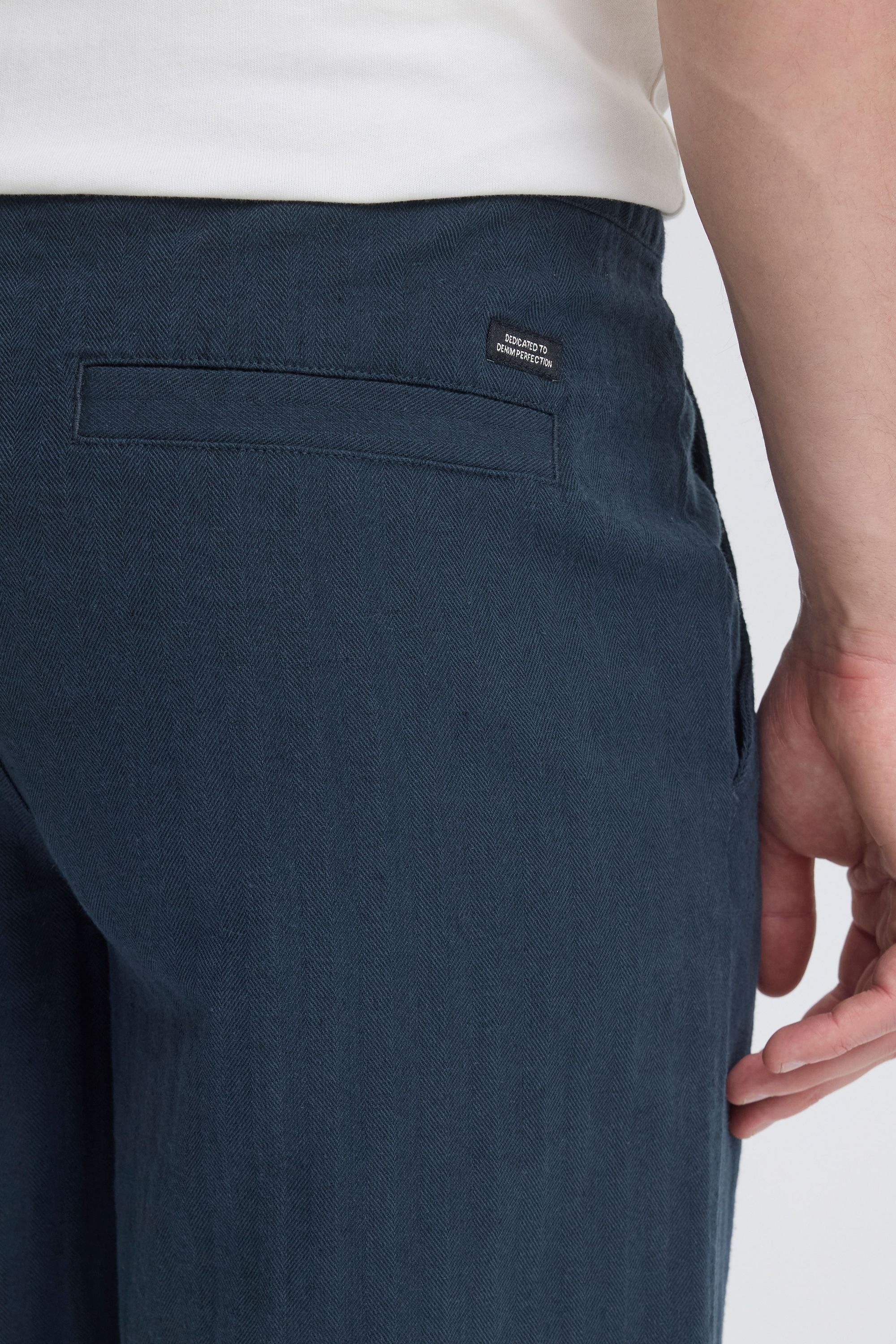 Blend Chinoshorts »Chinoshorts BHMorgan Linen Mix Pleated«