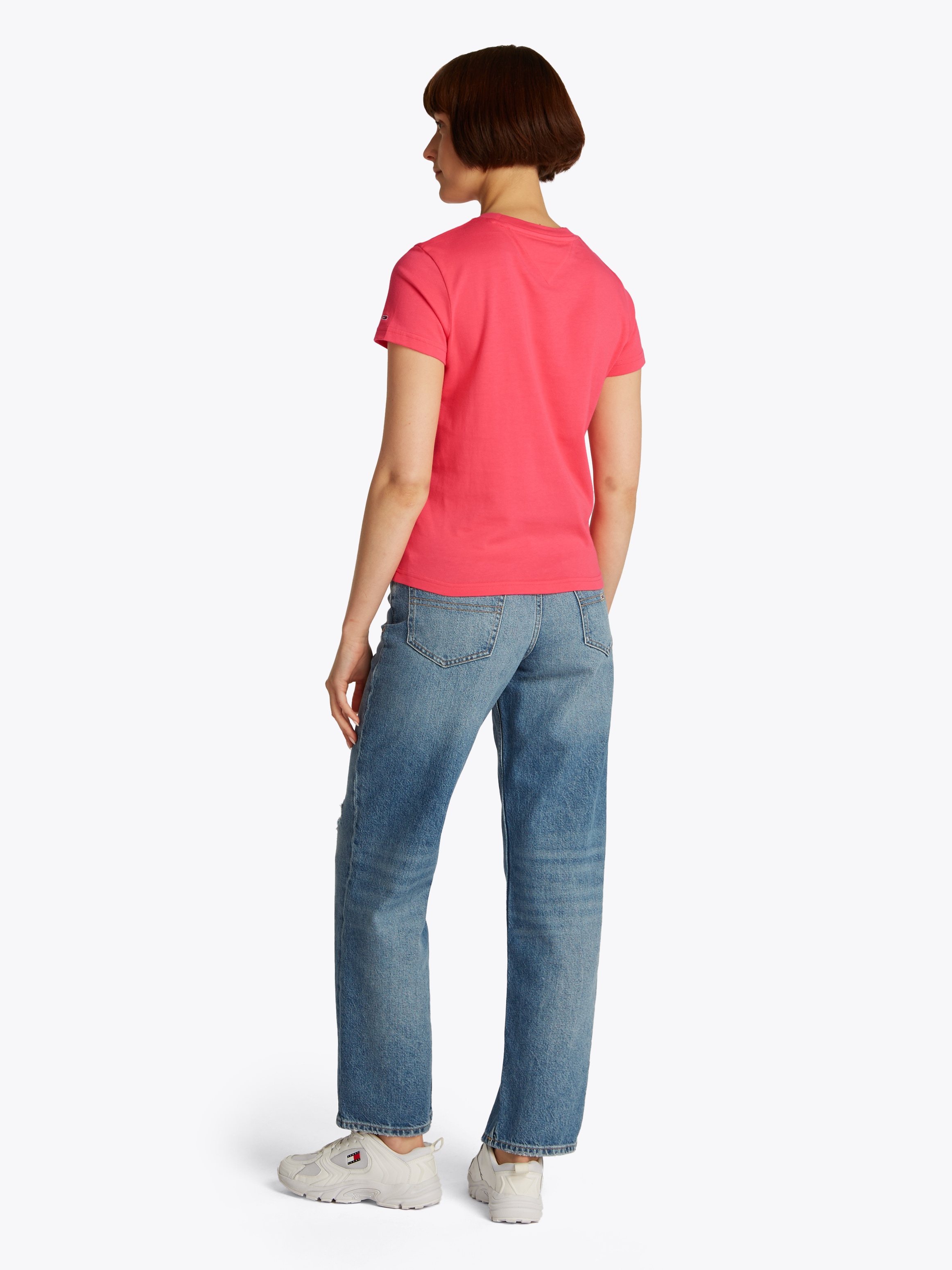 Tommy Jeans T-Shirt »TJW REG TJ BUBBLE TEE«, mit Logodruck