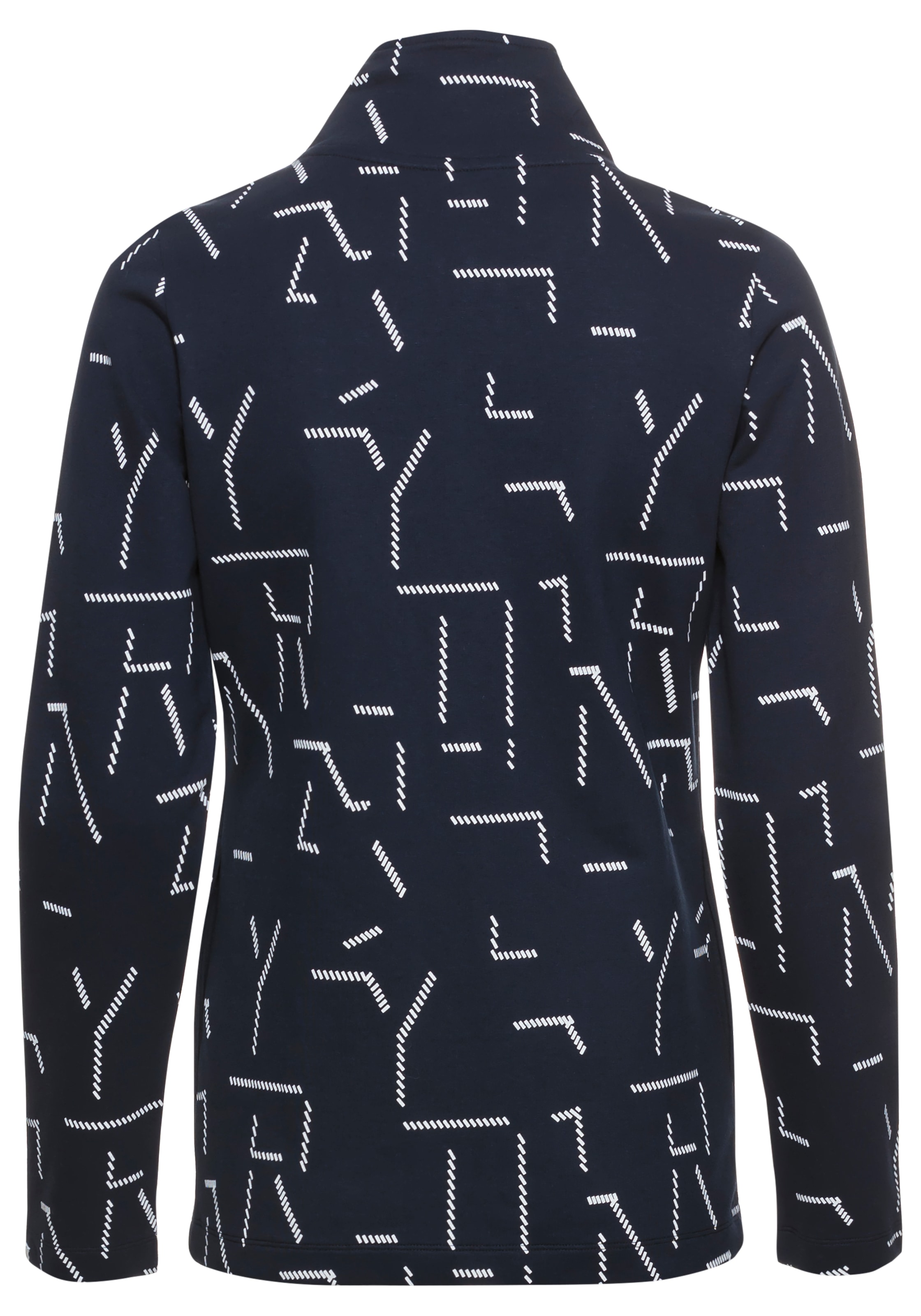 DELMAO Sweatjacke, mit Allover-Print - NEUE KOLLEKTiON