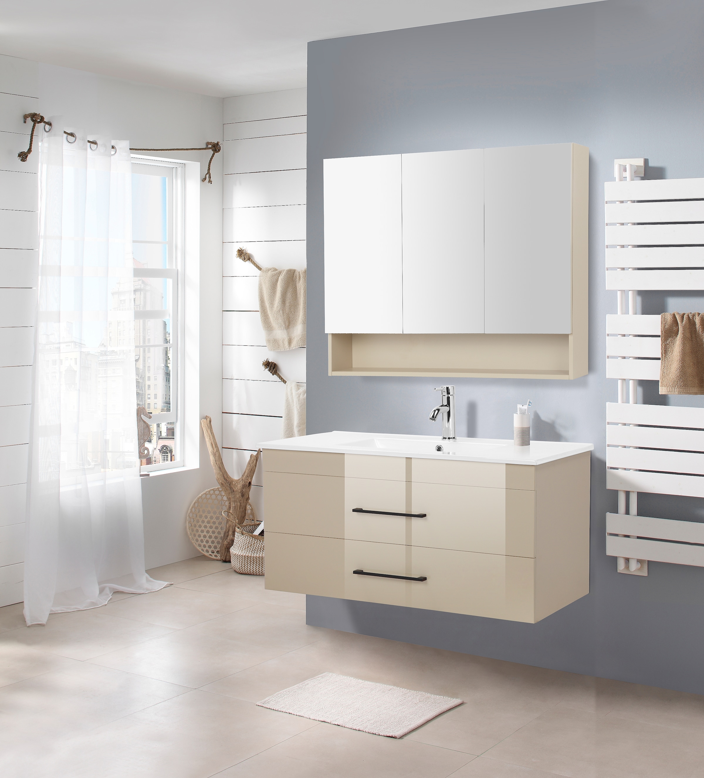 welltime Spiegelschrank »Florenz«, 2 Türen