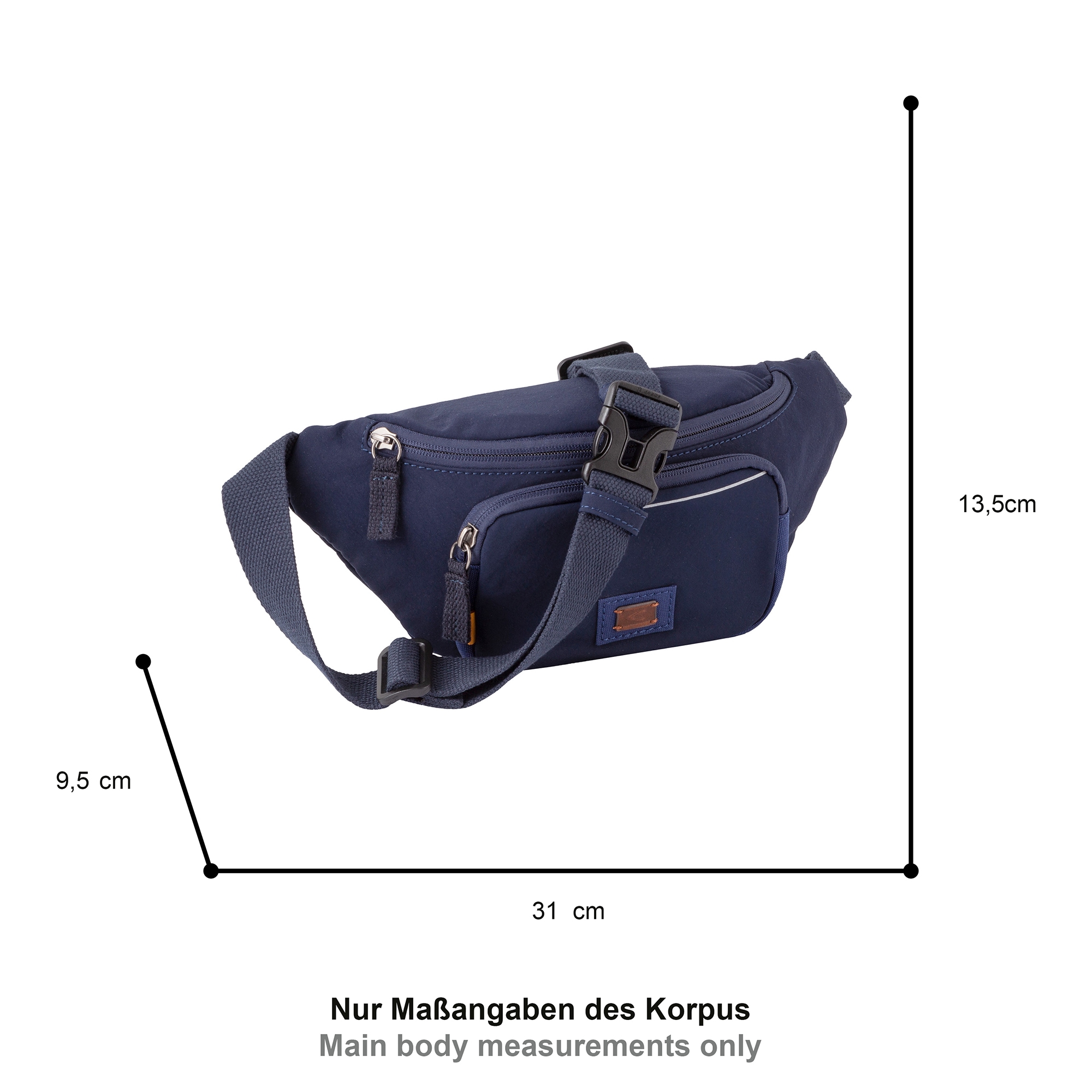 camel active Bauchtasche »City« passender urbaner Begleiter mit kleinen reflektierenden Details