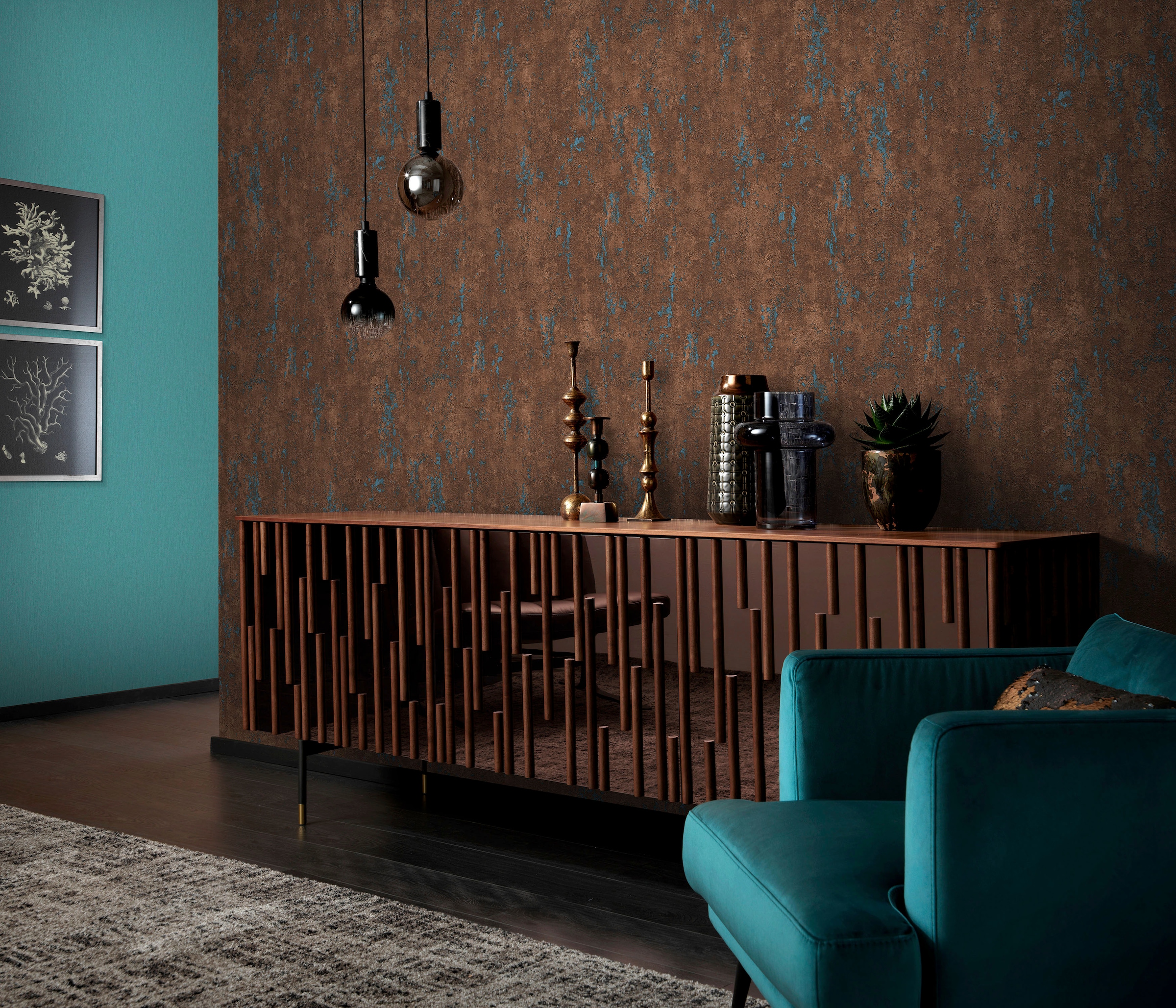 Fashion for walls Vliestapete "Chroma" Motiv geprägt Phthalate frei
