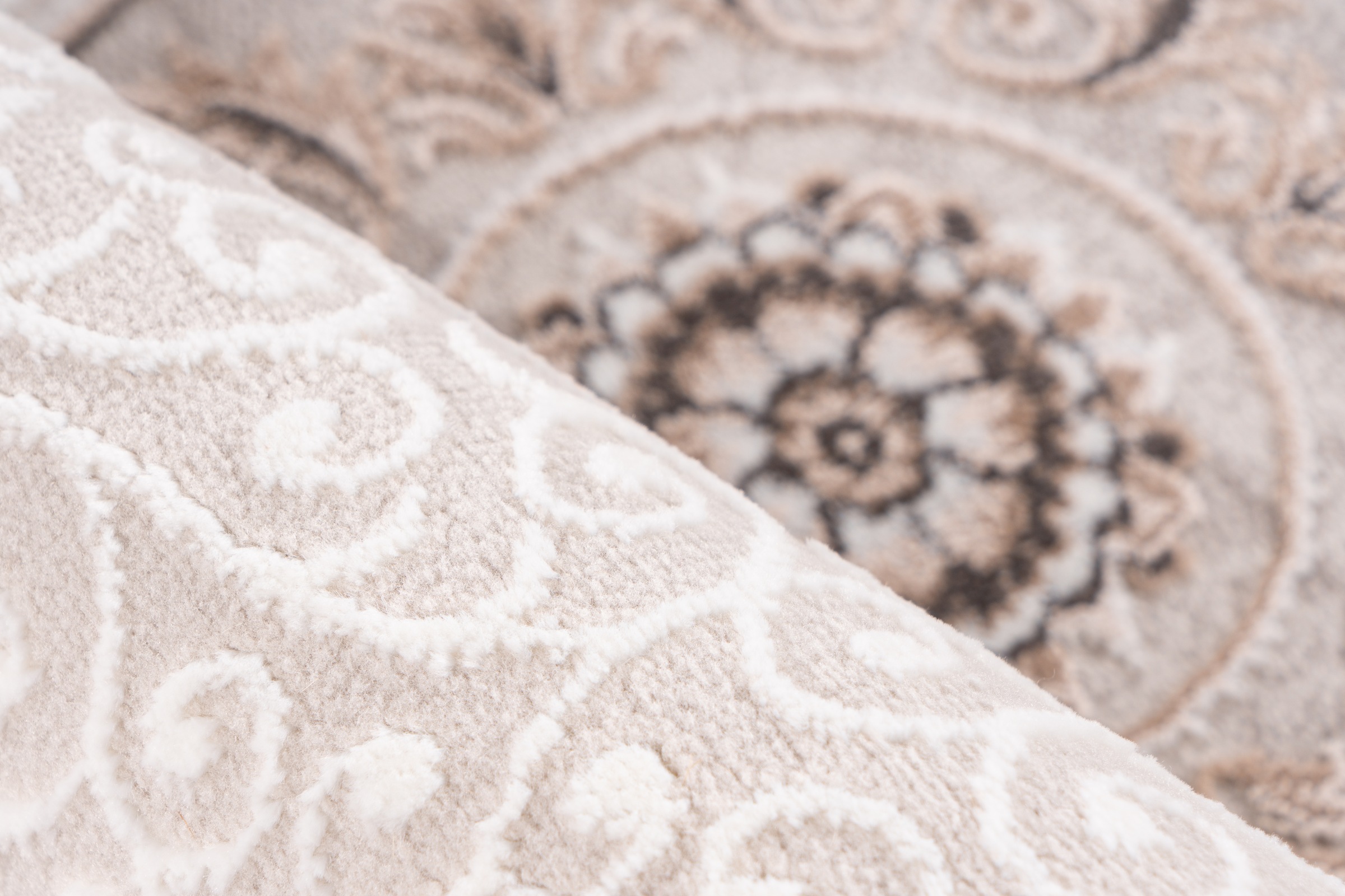 me gusta Teppich »Akropolis 525« rechteckig 12 mm Höhe flacher Teppich mit Baumwollrücken, attraktiver Vintage-Look