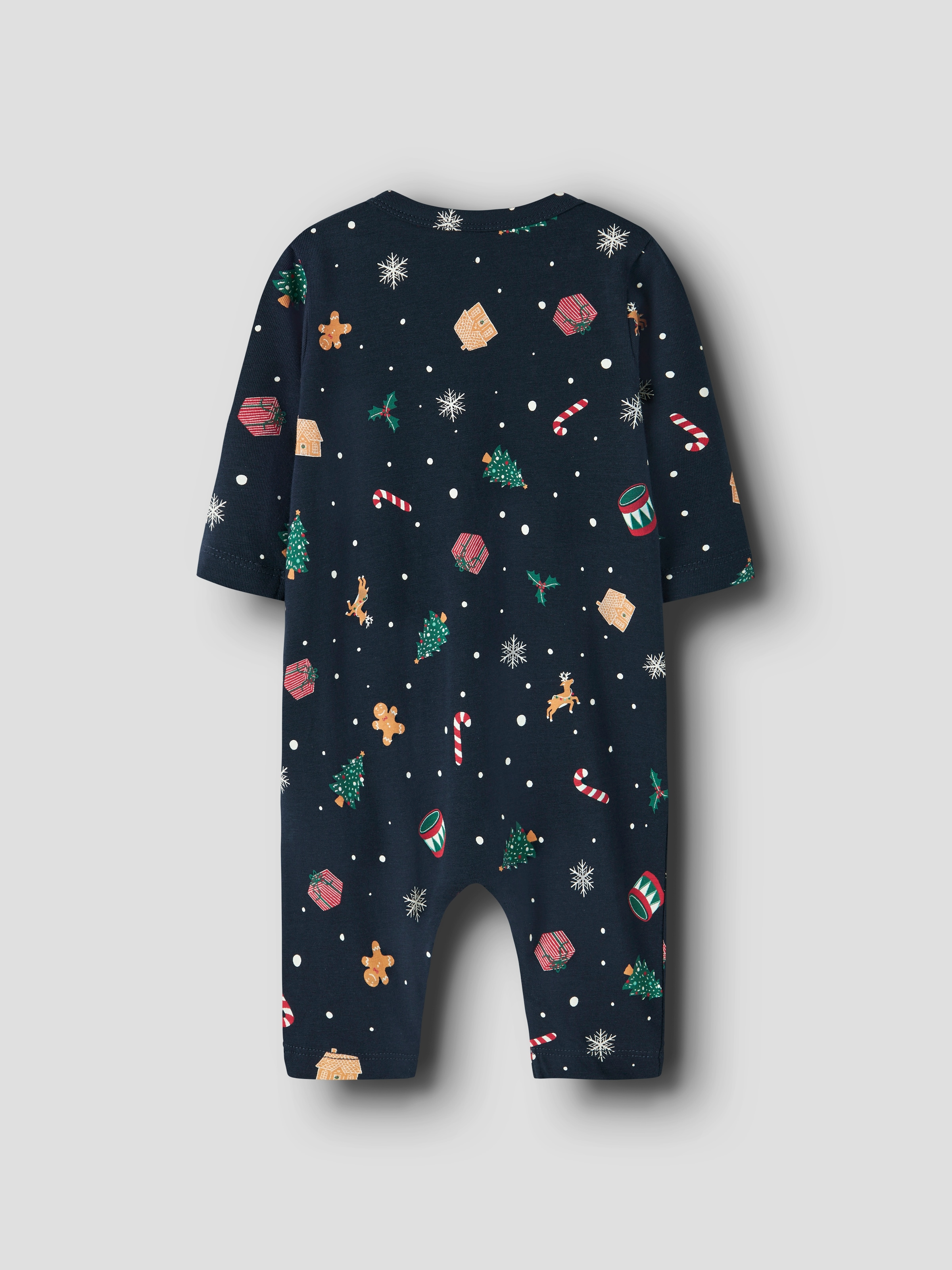 Name It Strampler »NBNVISMAS LS NIGHTSUIT« mit Weihnachtsmotiv