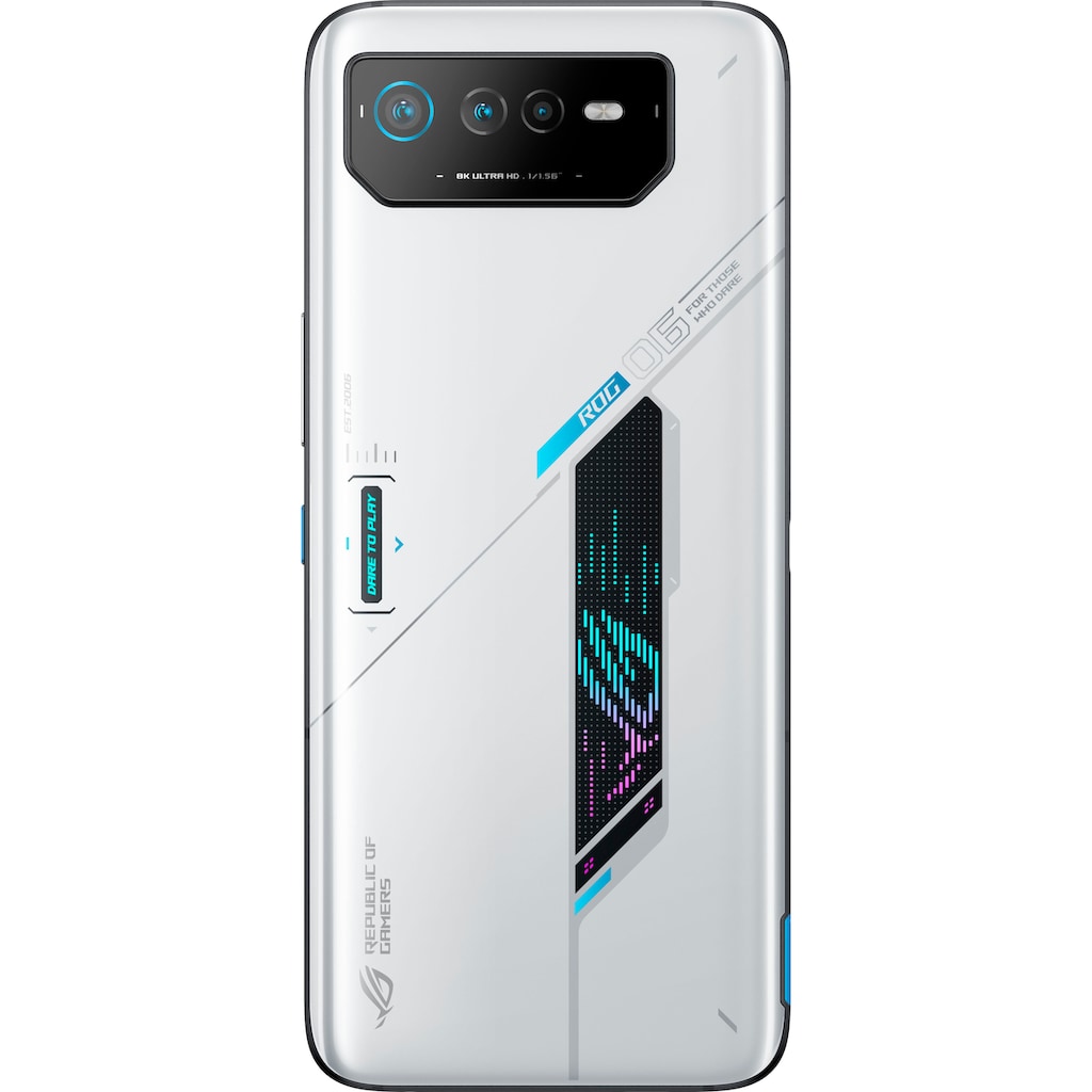 Asus Smartphone »ROG Phone 6«, Storm White, 17,22 cm/6,78 Zoll, 512 GB Speicherplatz, 50 MP Kamera
