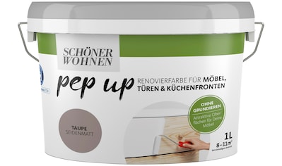 SCHÖNER WOHNEN FARBE Lack »pep up - taupe«