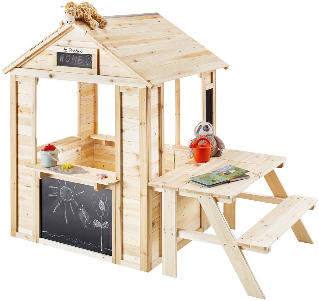 Pinolino® Spielhaus »Knut, natur« für Draußen