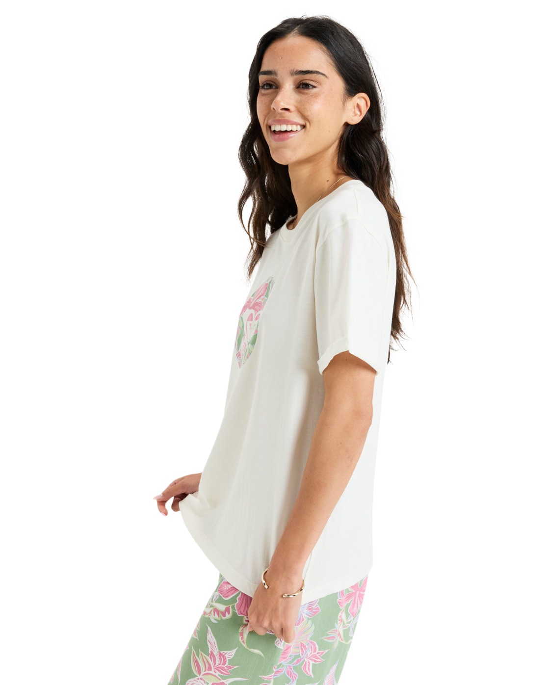 Roxy Shirttop »Oceanregular Round Hibiscus«