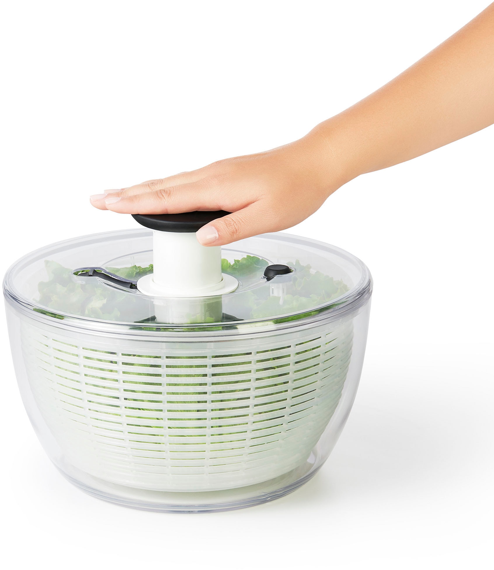 OXO Good Grips Salatschleuder, Einhandbedienung, Kunststoff