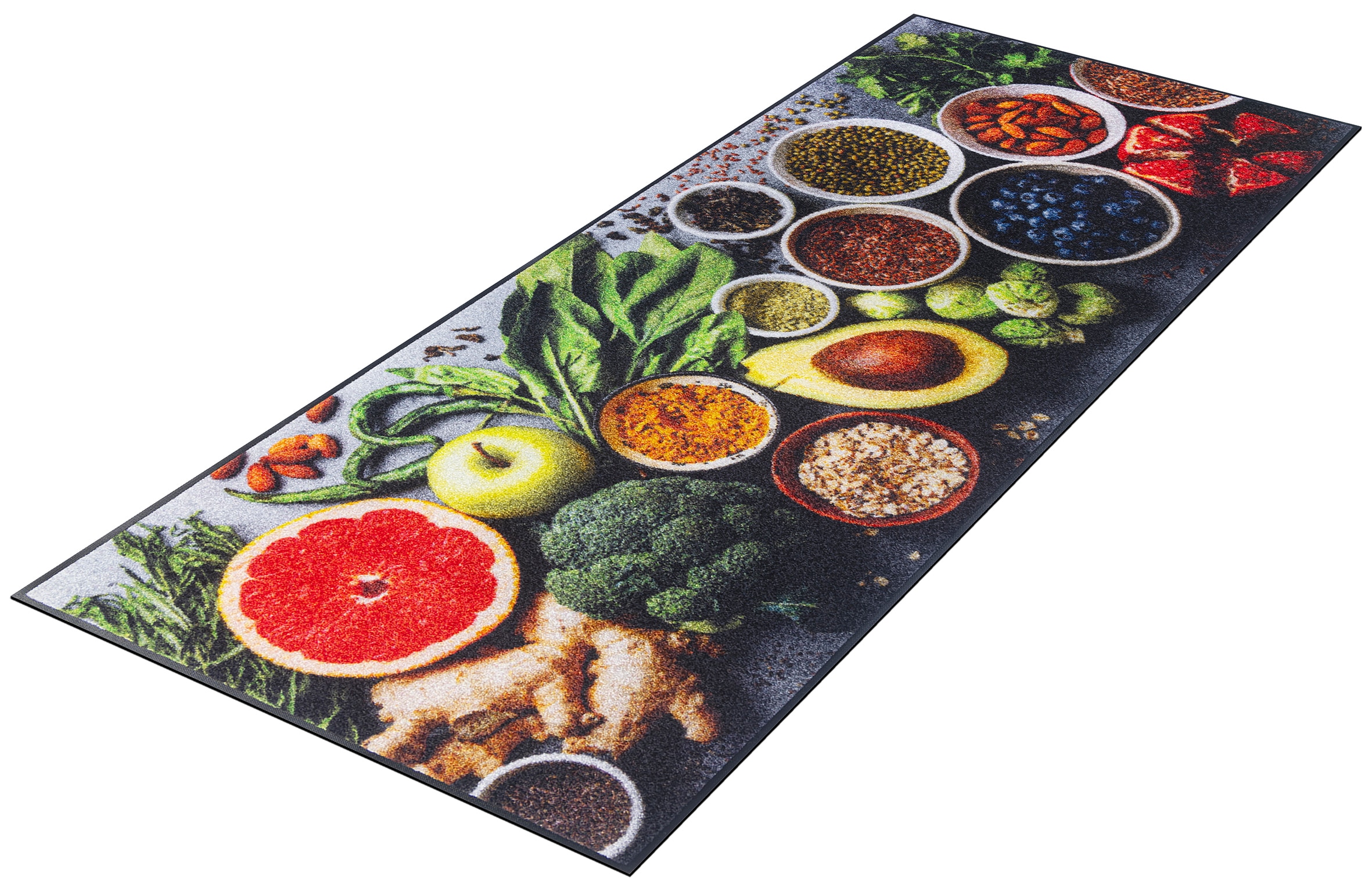 wash+dry by Kleen-Tex Teppich »Food Selection« rechteckig 7 mm Höhe