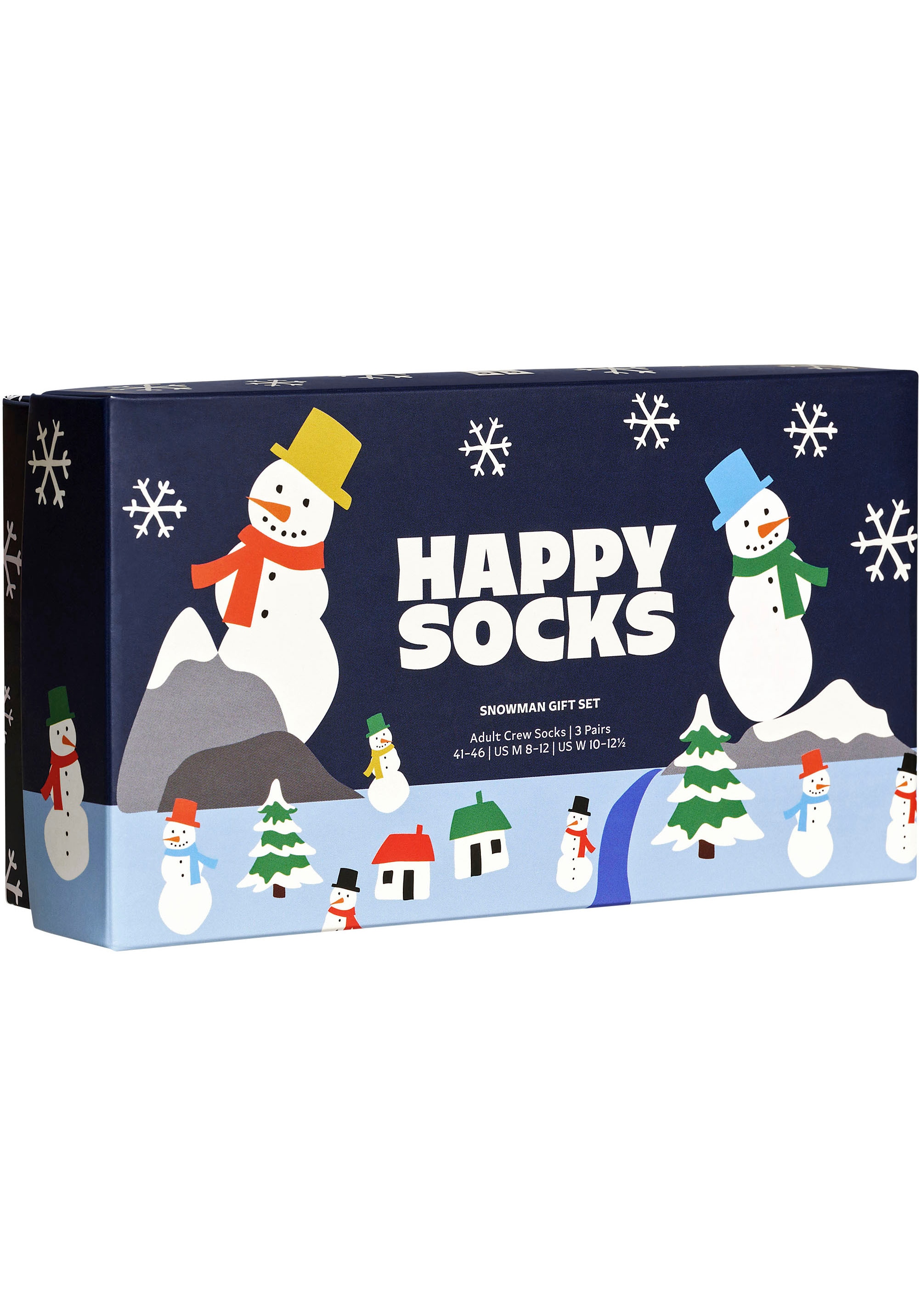 Happy Socks Socken, (3 Box Paar), ♕ Snowman bei Gift
