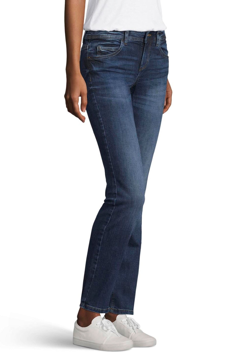 TOM TAILOR Straight-Jeans »Alexa Straight«, in gerader "Straight" 5-Pocket-Form