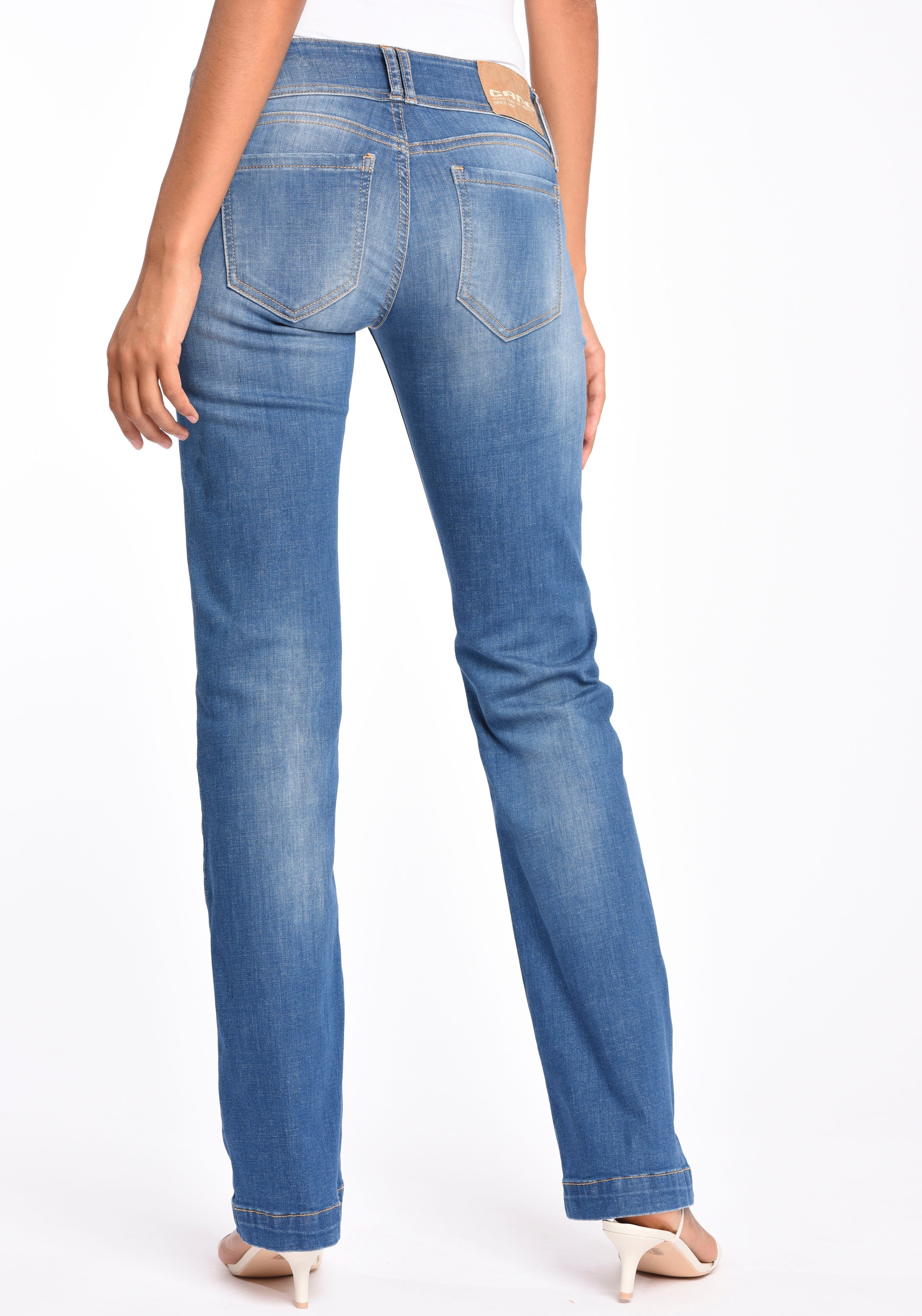 GANG Bootcut-Jeans »94FIONA«, mit Fade-Out-Effekten