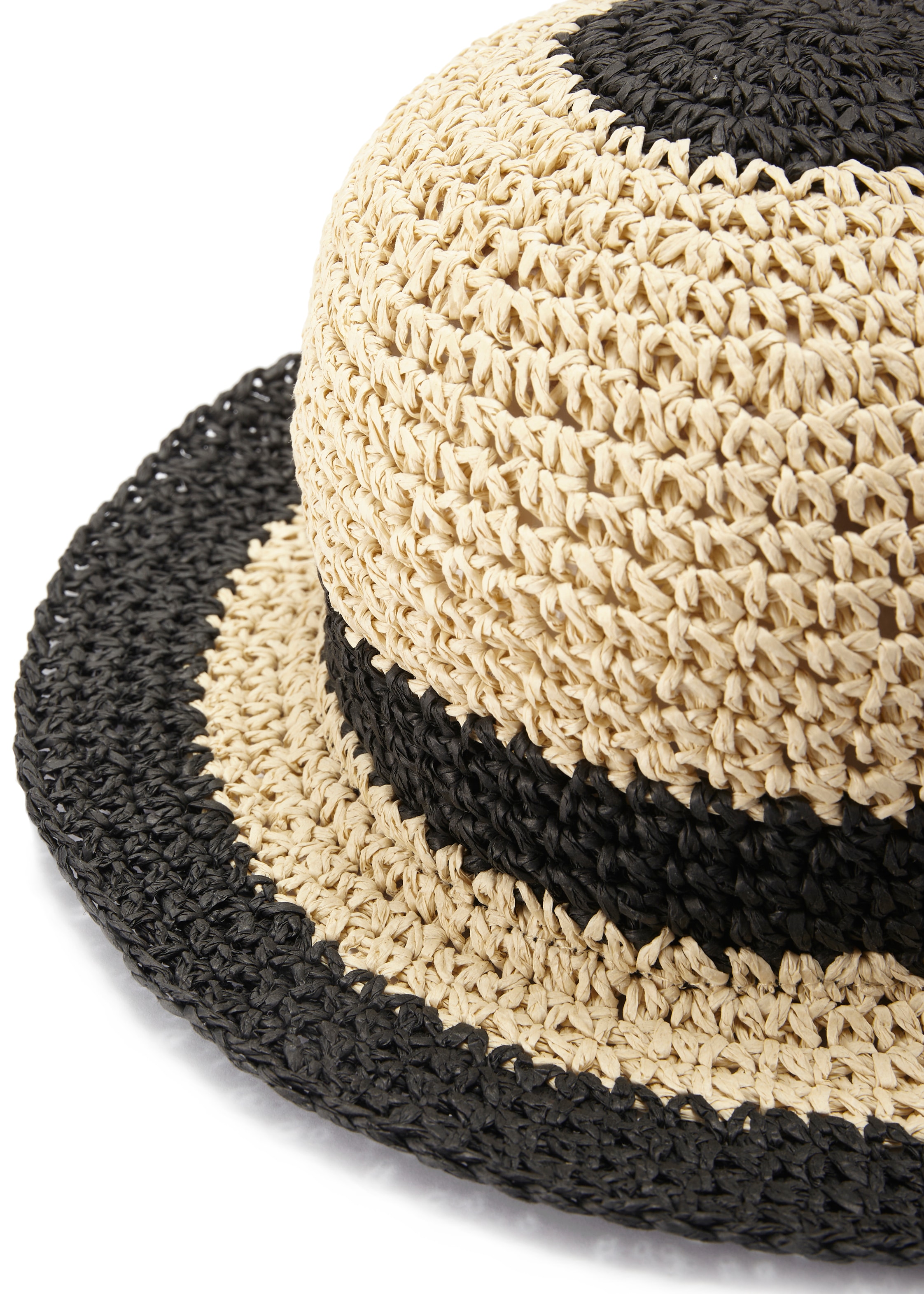 kaufen LASCANA | aus Bucket Hat online VEGAN UNIVERSAL Strohhut, Kopfbedeckung Sommerhut, Stroh,