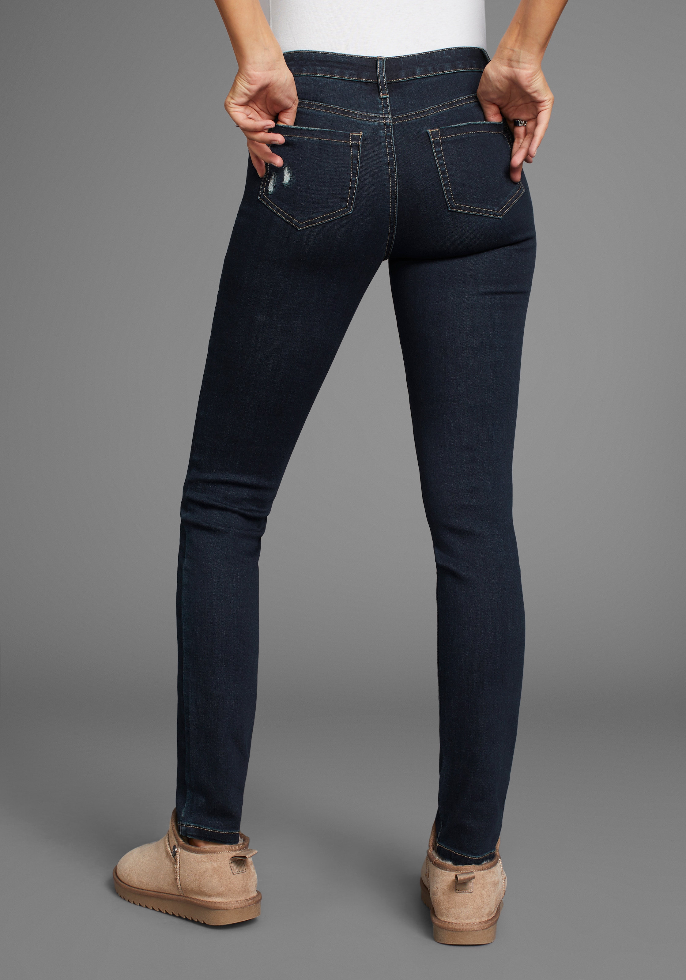 Arizona Skinny-fit-Jeans »Ultra-Stretch«, Mid Waist